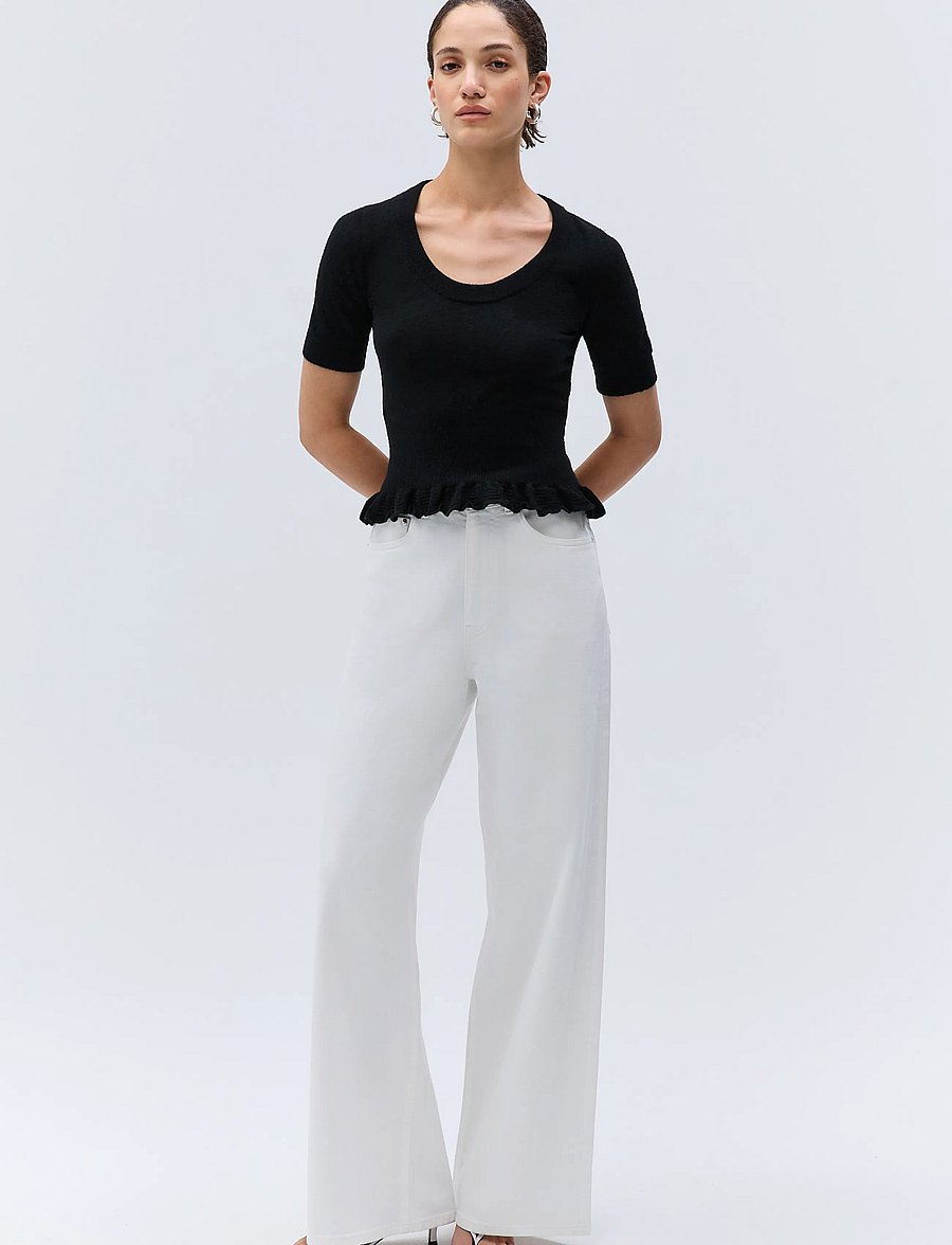 Ivy Oak - IOFrancie Top - t-shirts - black - 2