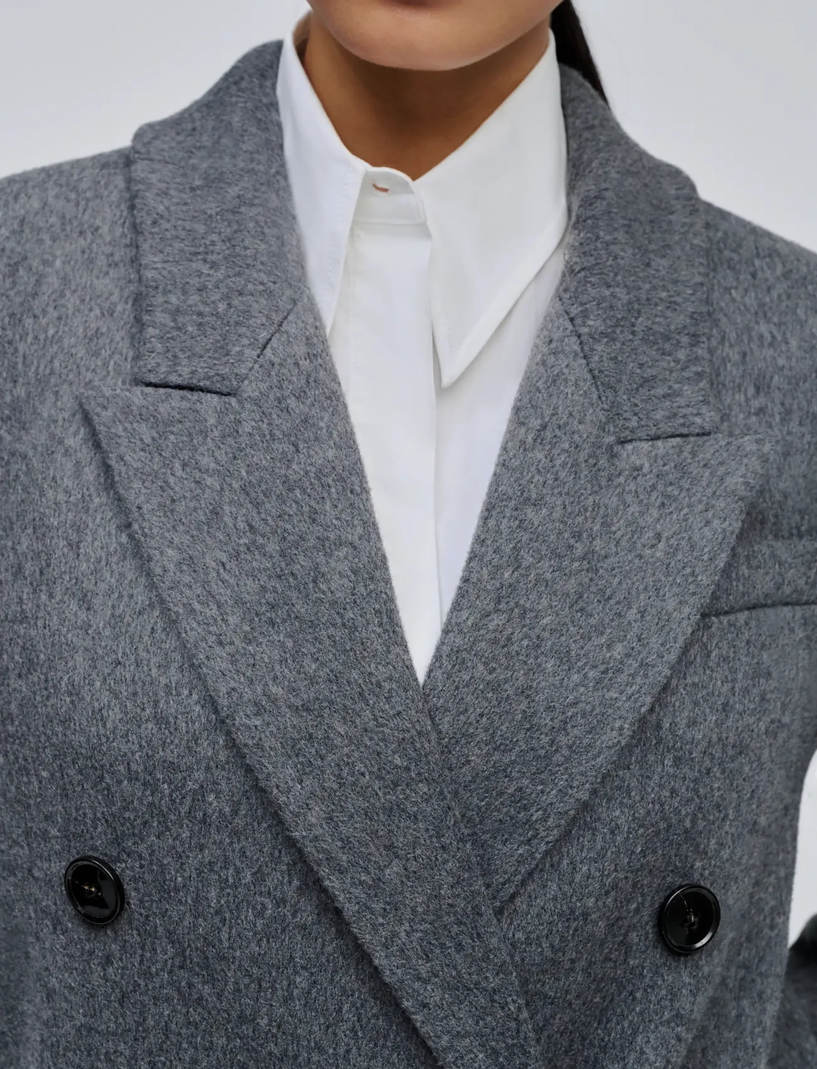 Ivy Oak - IOChloris Coat - winter jackets - grey mÉlange - 3