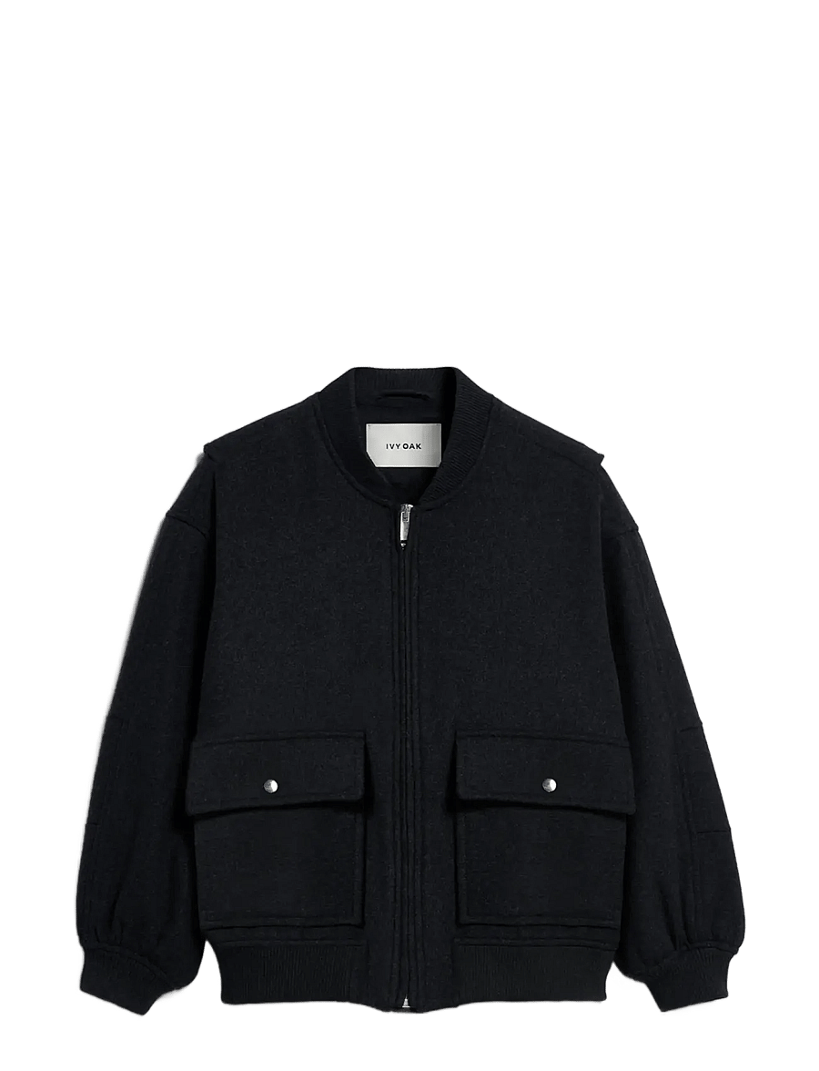 Ivy Oak - IOJaneMarie Jacket - bomberjackor - anthracite mÉlange - 0