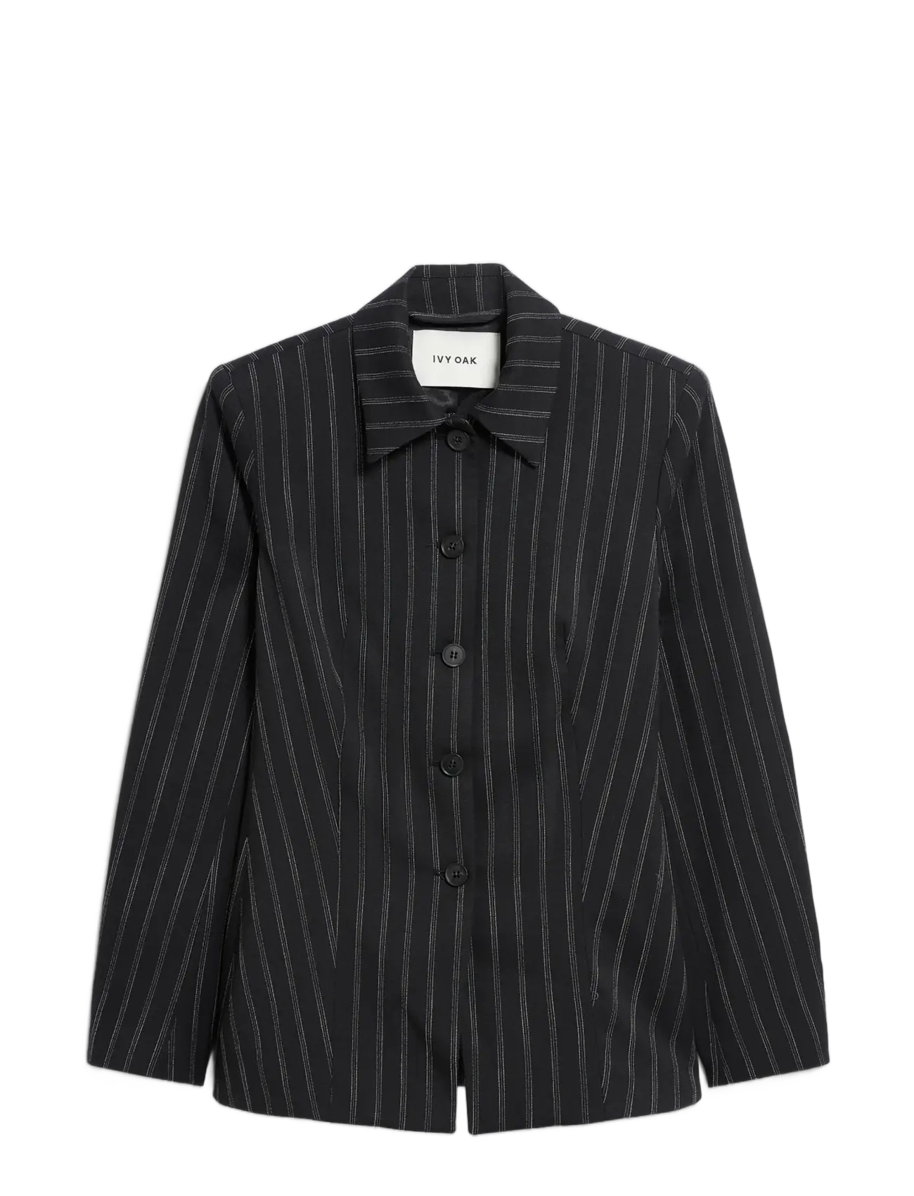 Ivy Oak IOJuju Blazer - Büromode - BLACK & WHITE TRIPLE PIN STRIP / black