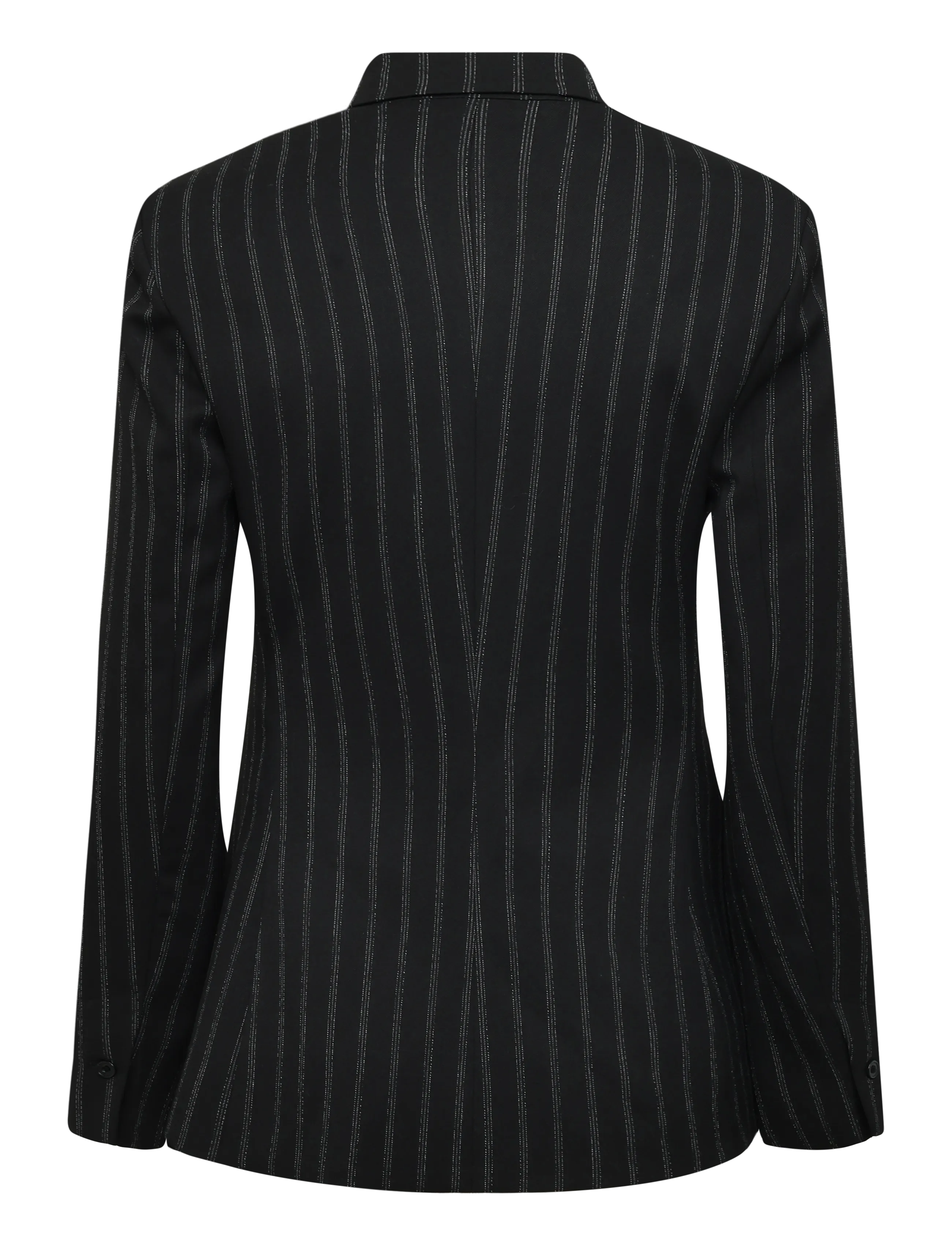 Ivy Oak - IOJuju Blazer - single breasted blazers - black & white triple pin strip - 1