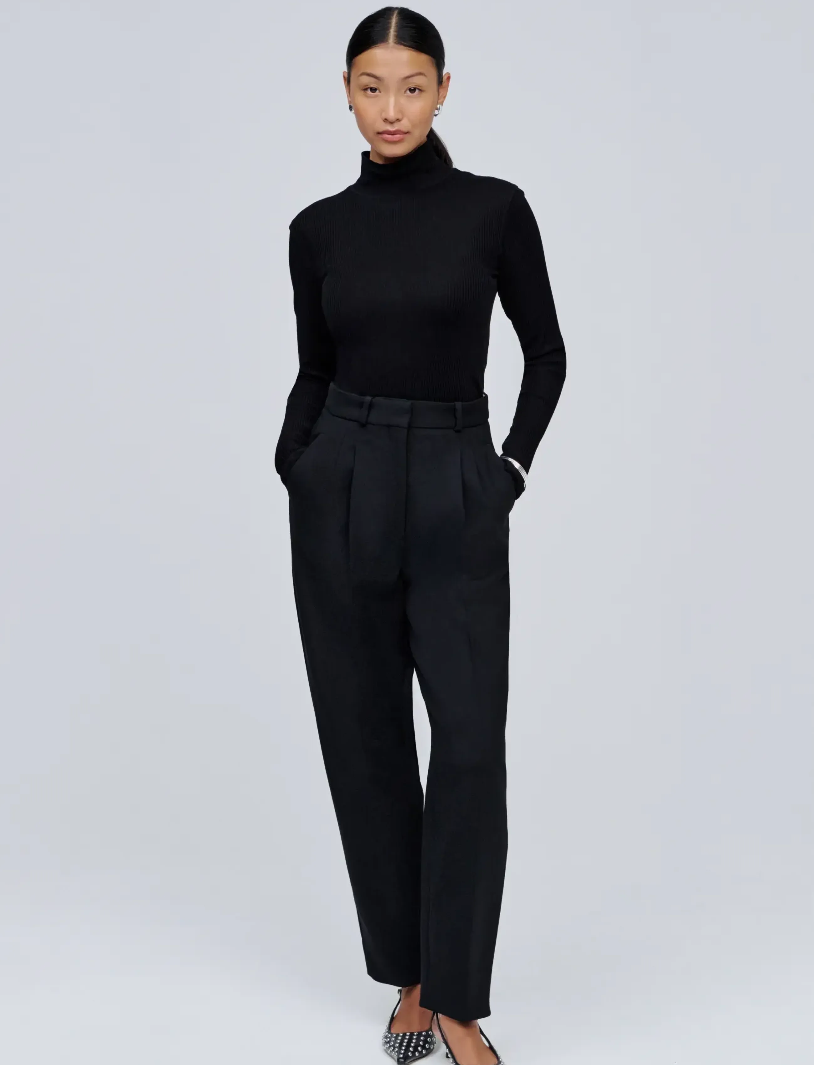 Ivy Oak - IOPadrona Pants - barrel-püksid - black - 3