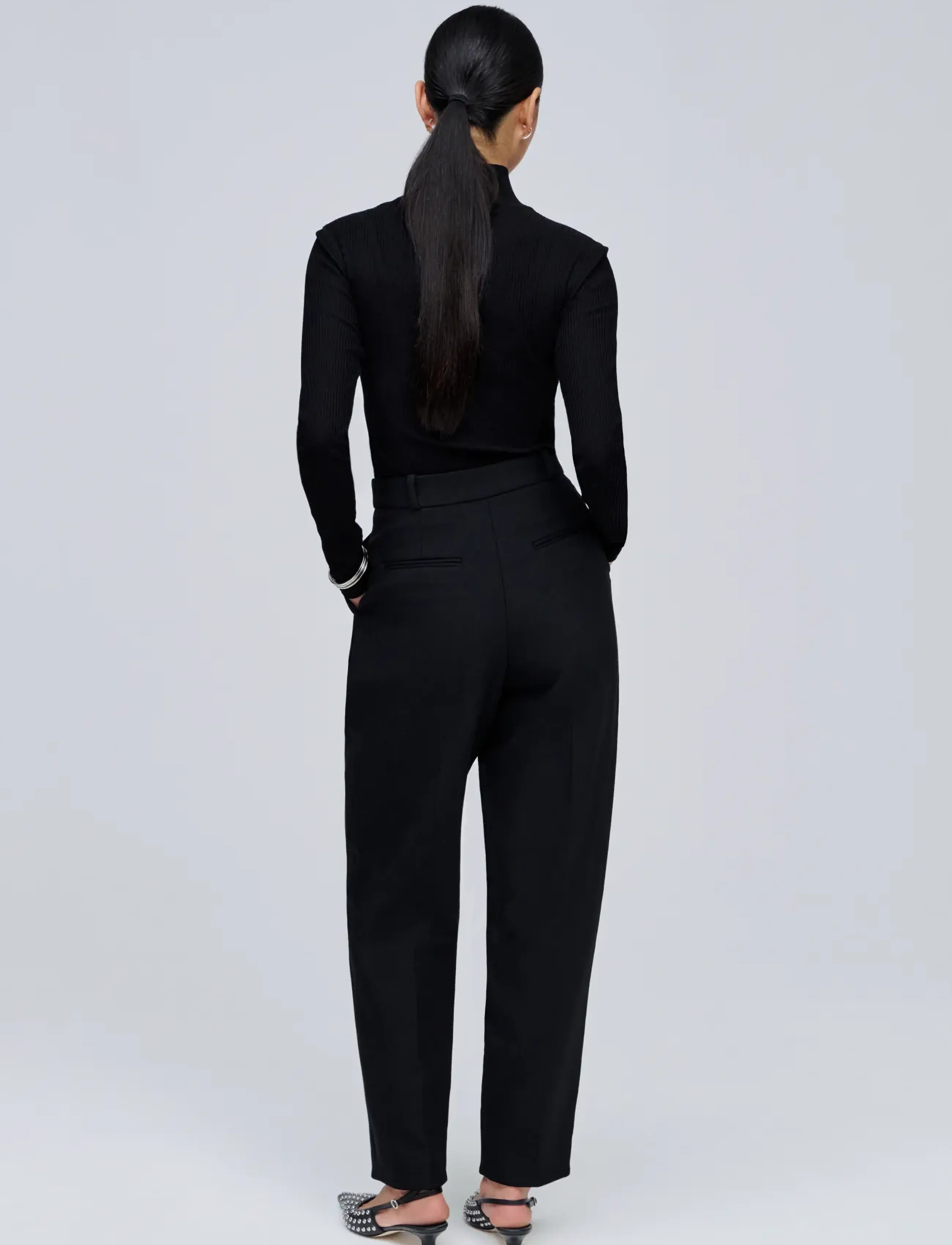 Ivy Oak - IOPadrona Pants - barrel-püksid - black - 4