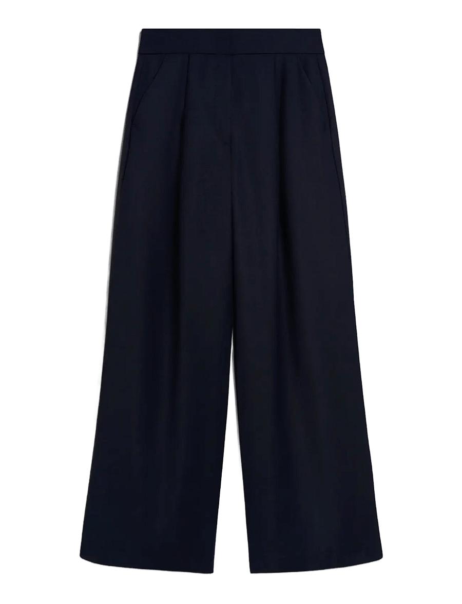 Ivy Oak - IOPriscilla Sue Pants - hosen mit weitem bein - dark navy - 0