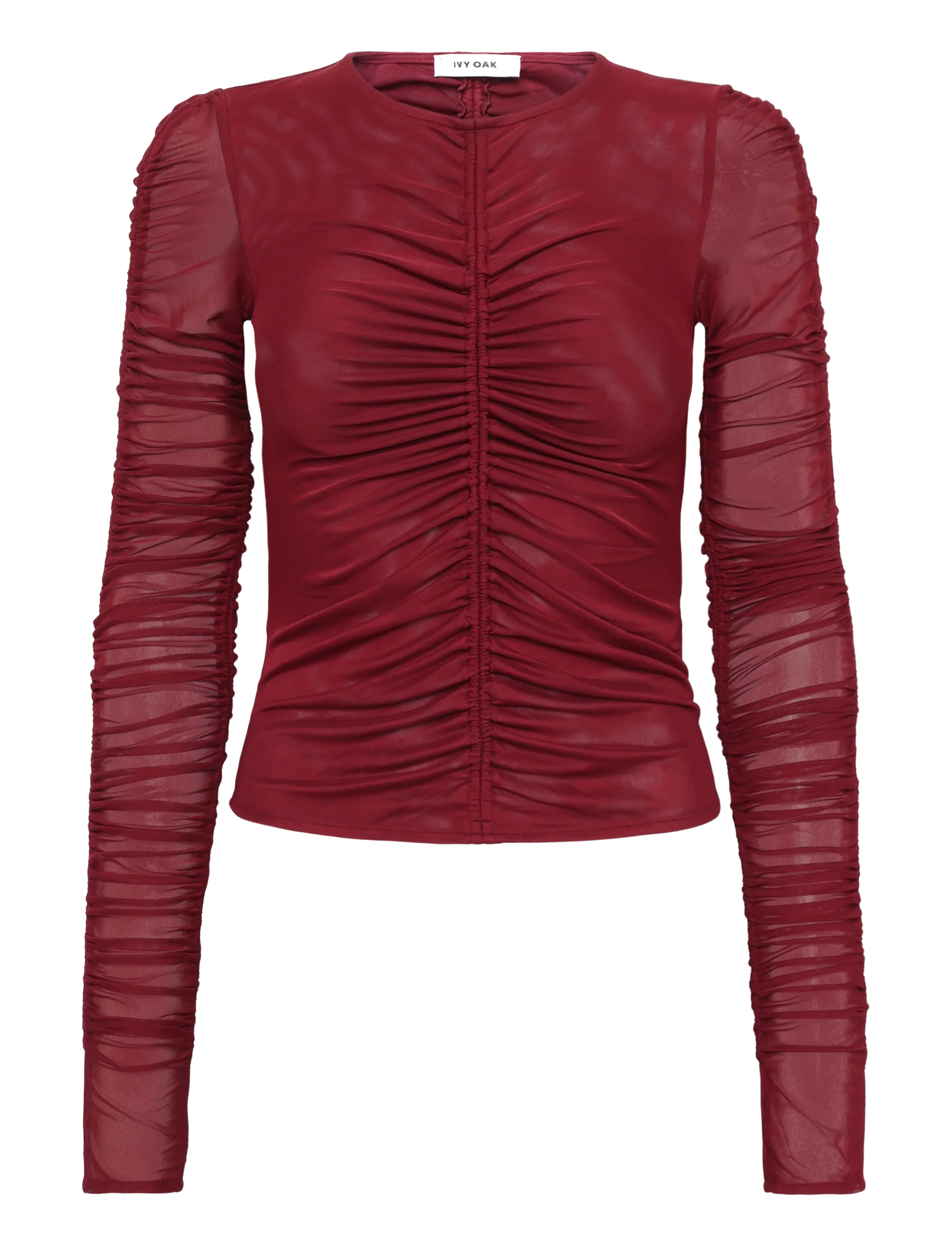 Ivy Oak IOFatou Top - Langærmede bluser - AMARENA RED / burgundy