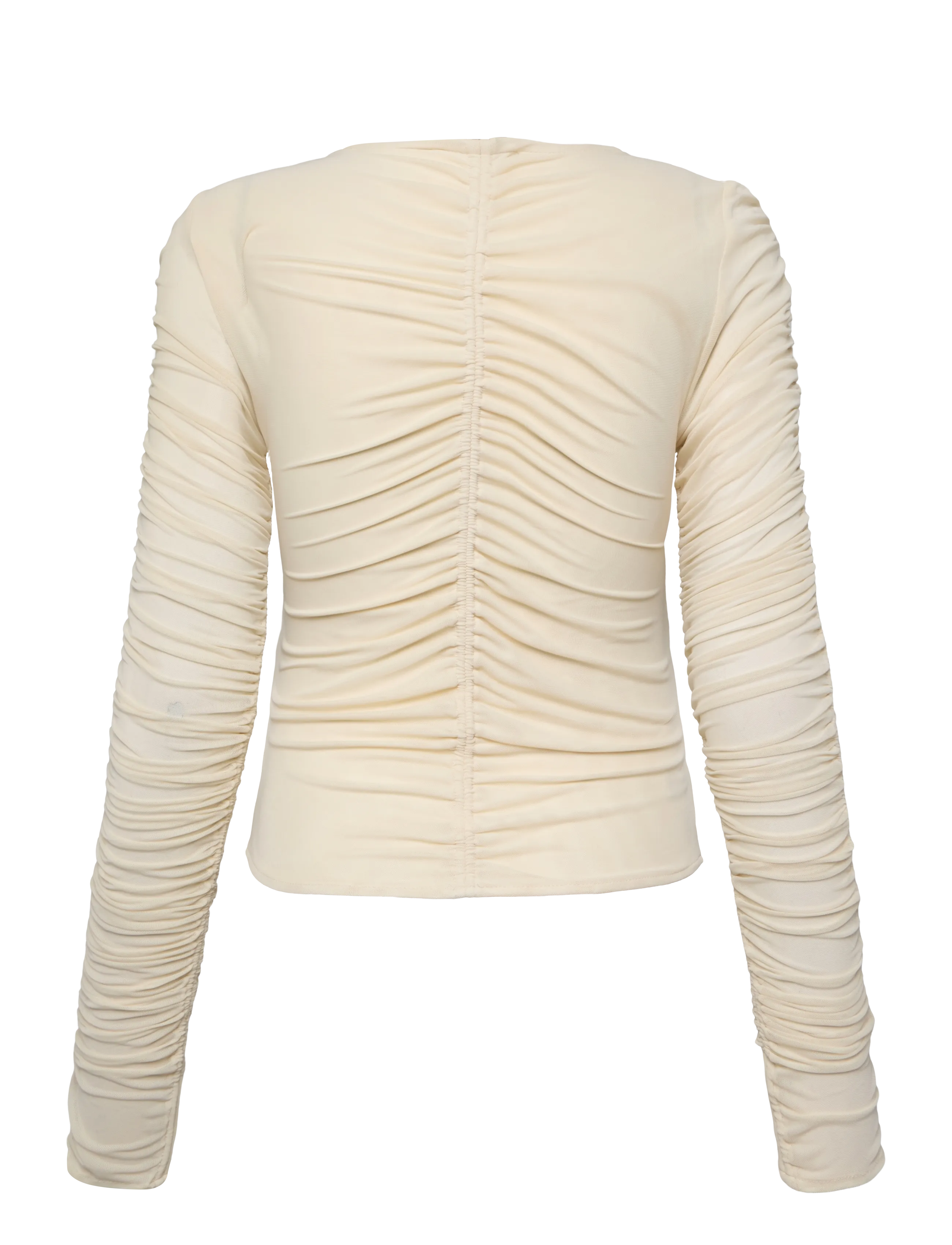 Ivy Oak - IOFatou Top - long sleeved blouses - pearl - 1