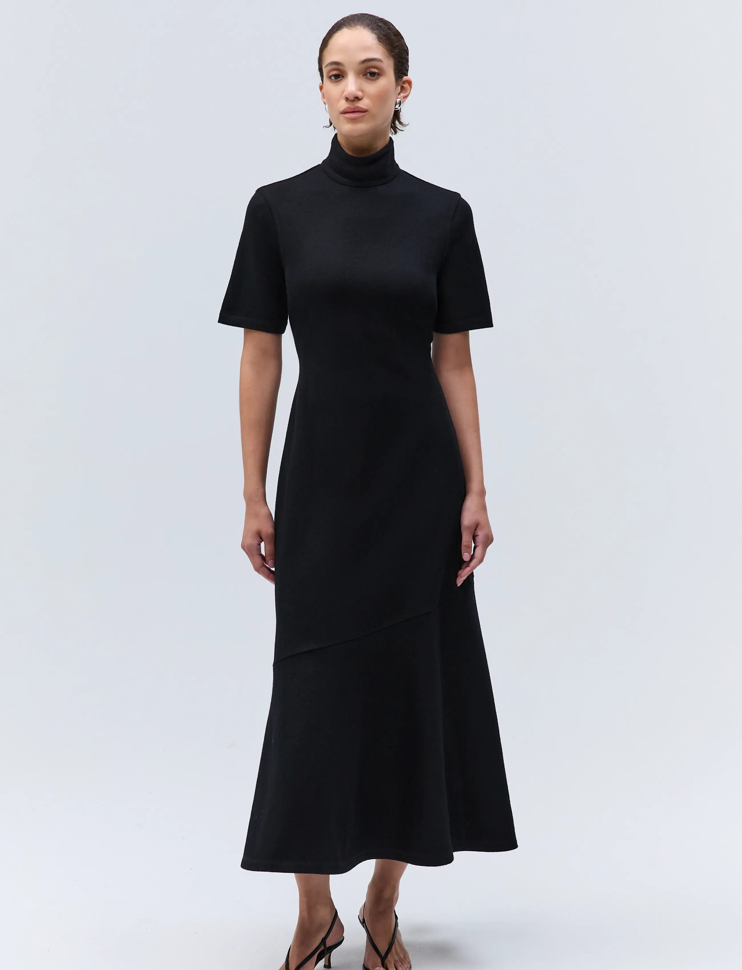 Ivy Oak - IOFayrouz Dress - kootud kleidid - black - 2