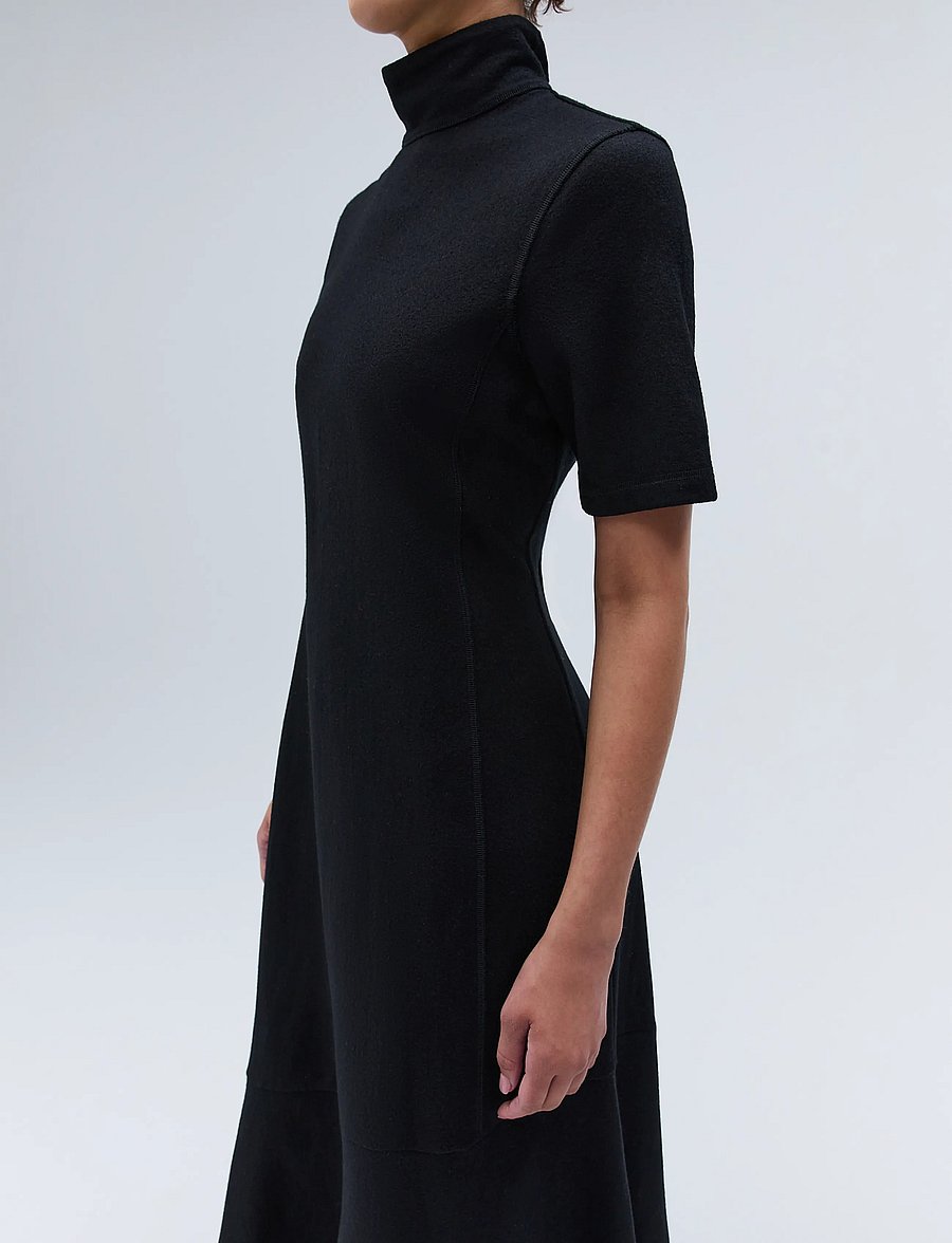 Ivy Oak - IOFayrouz Dress - kootud kleidid - black - 4
