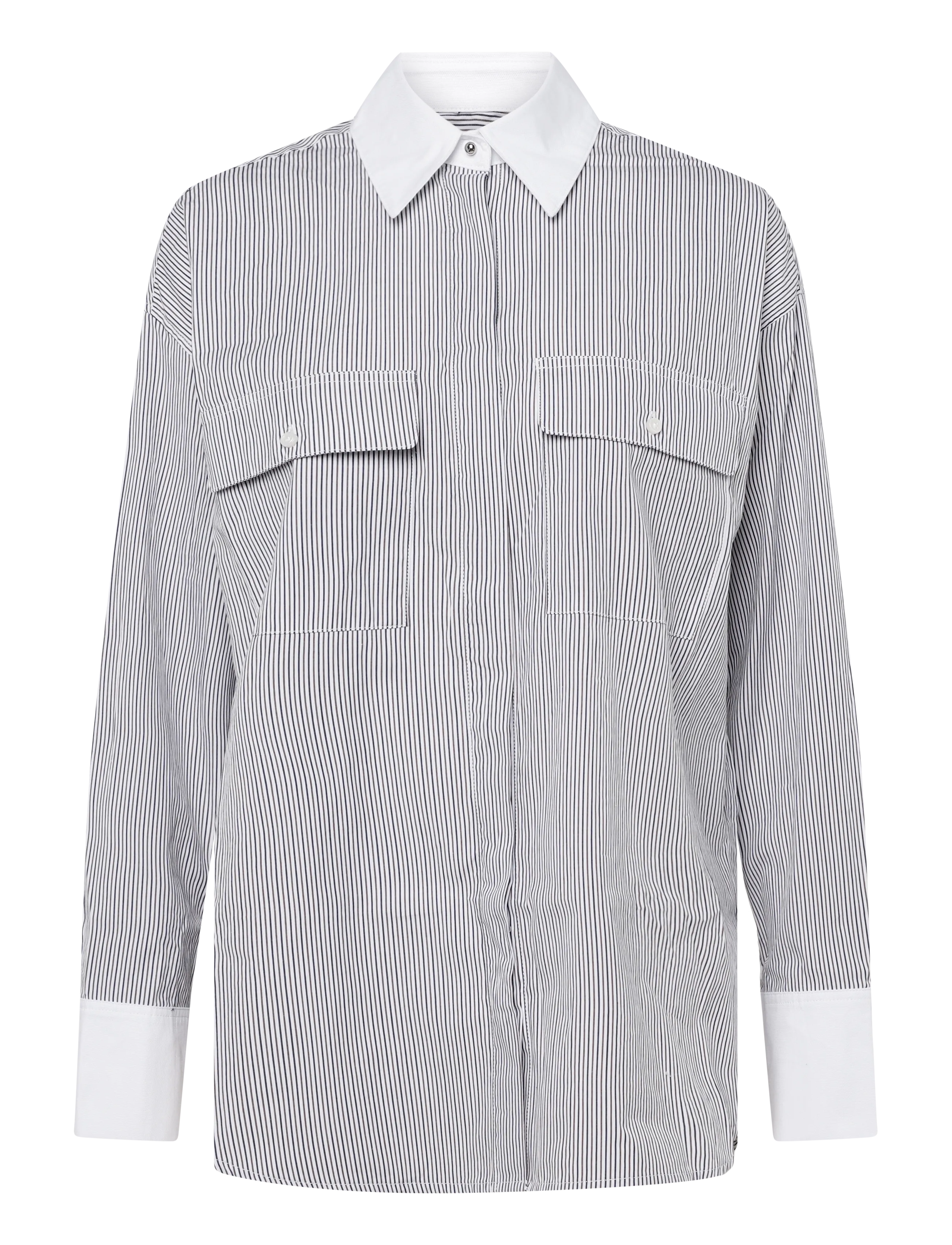 Ivy Oak IOMyrtleRose Top - Kleidung - BLUE STRIPES / blue