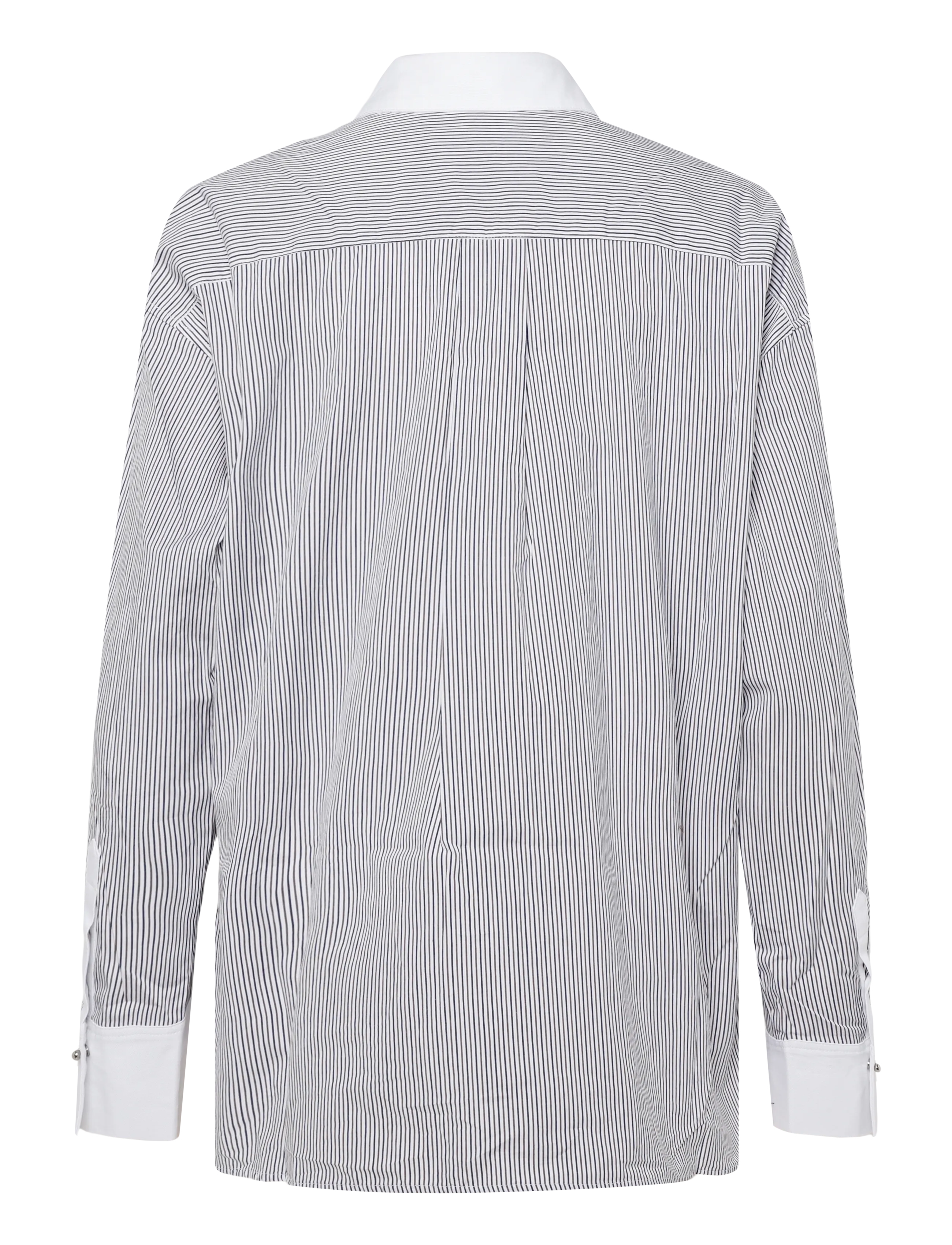 Ivy Oak - IOMyrtleRose Top - long-sleeved shirts - blue stripes - 1
