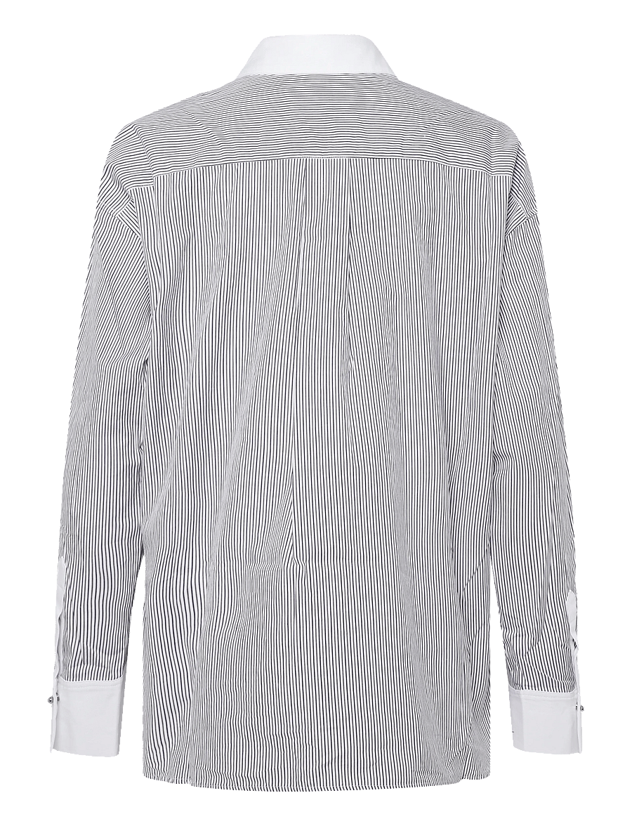 Ivy Oak - IOMyrtleRose Top - long-sleeved shirts - blue stripes - 1