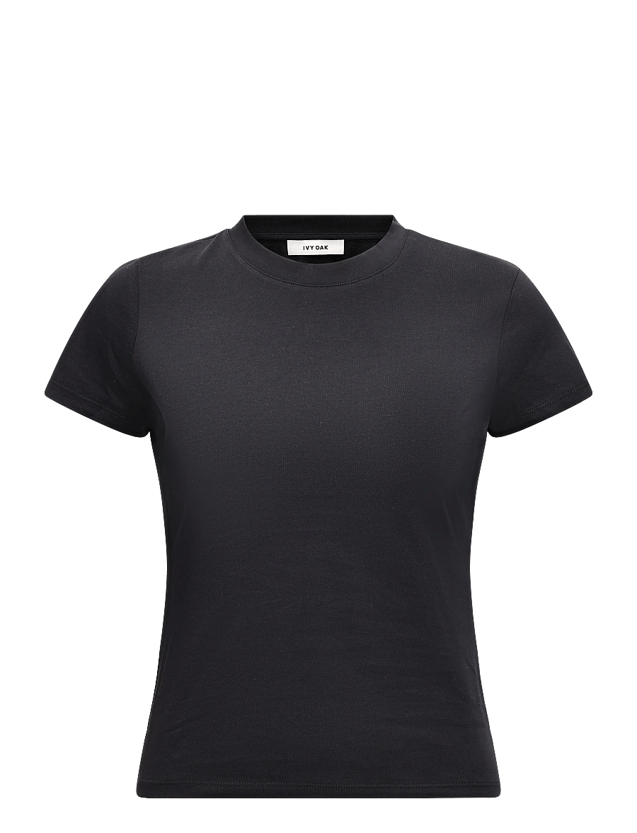 Ivy Oak - IOFelicianaLane Top - t-shirts - black - 0