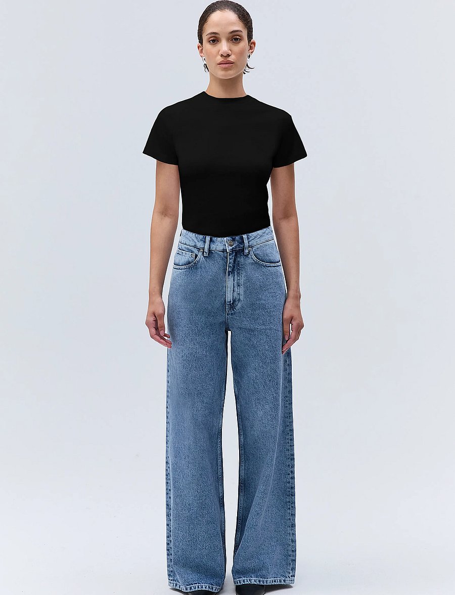 Ivy Oak - IOFelicianaLane Top - t-shirts - black - 1