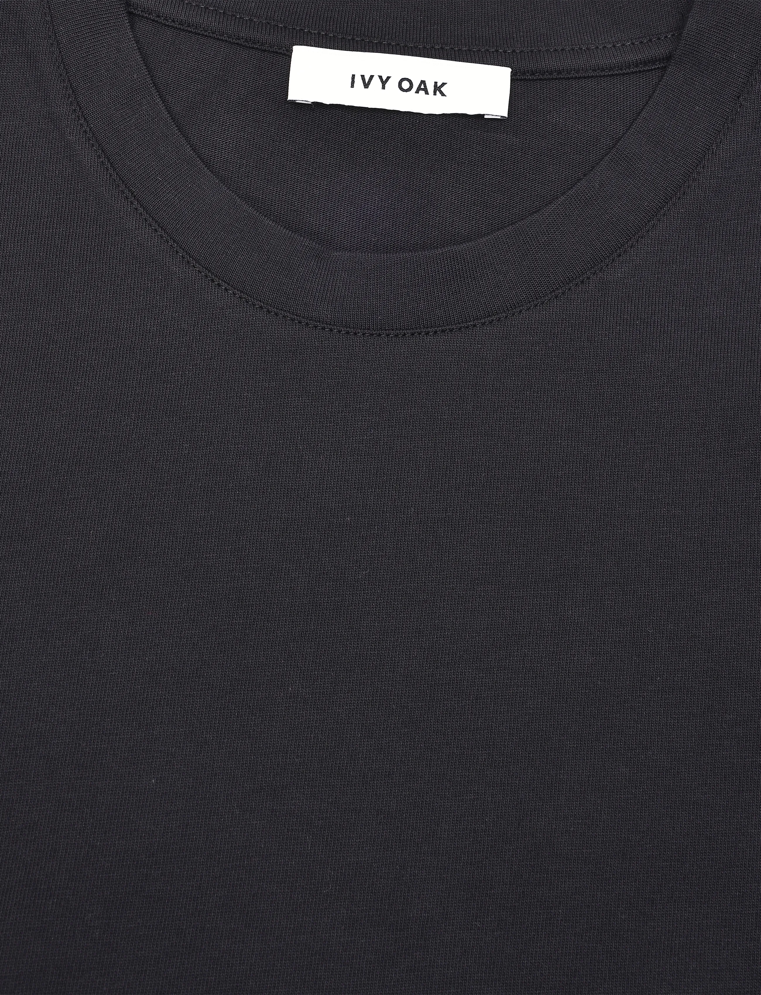 Ivy Oak - IOFelicianaLane Top - t-shirts - black - 5