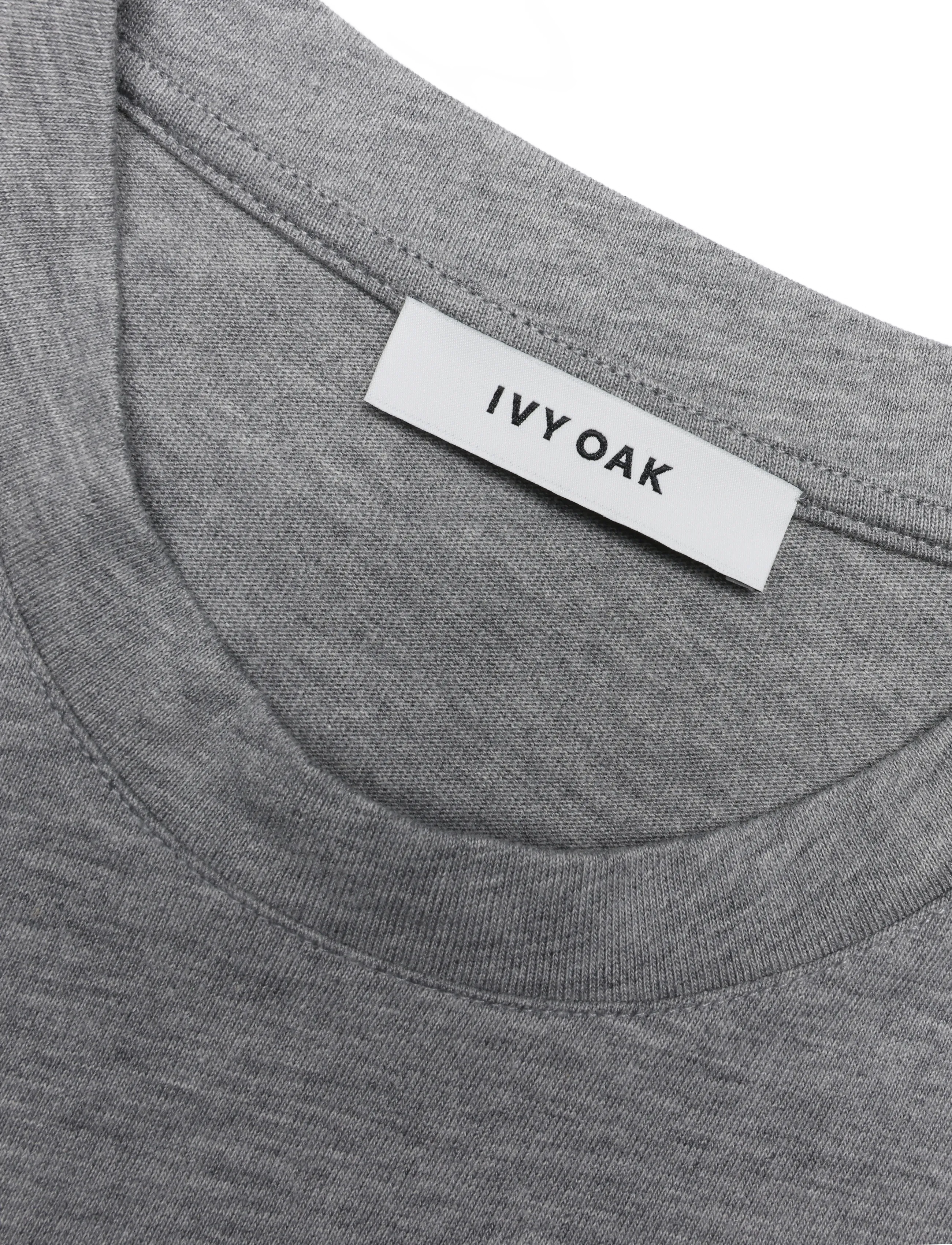 Ivy Oak - IOFelicianaLane Top - t-shirts - heathered grey - 5