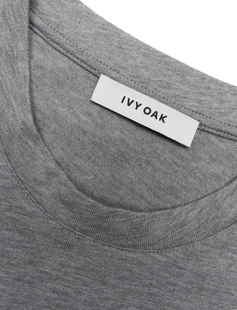 Ivy Oak - IOFelicianaLane Top - t-shirts - heathered grey - 5