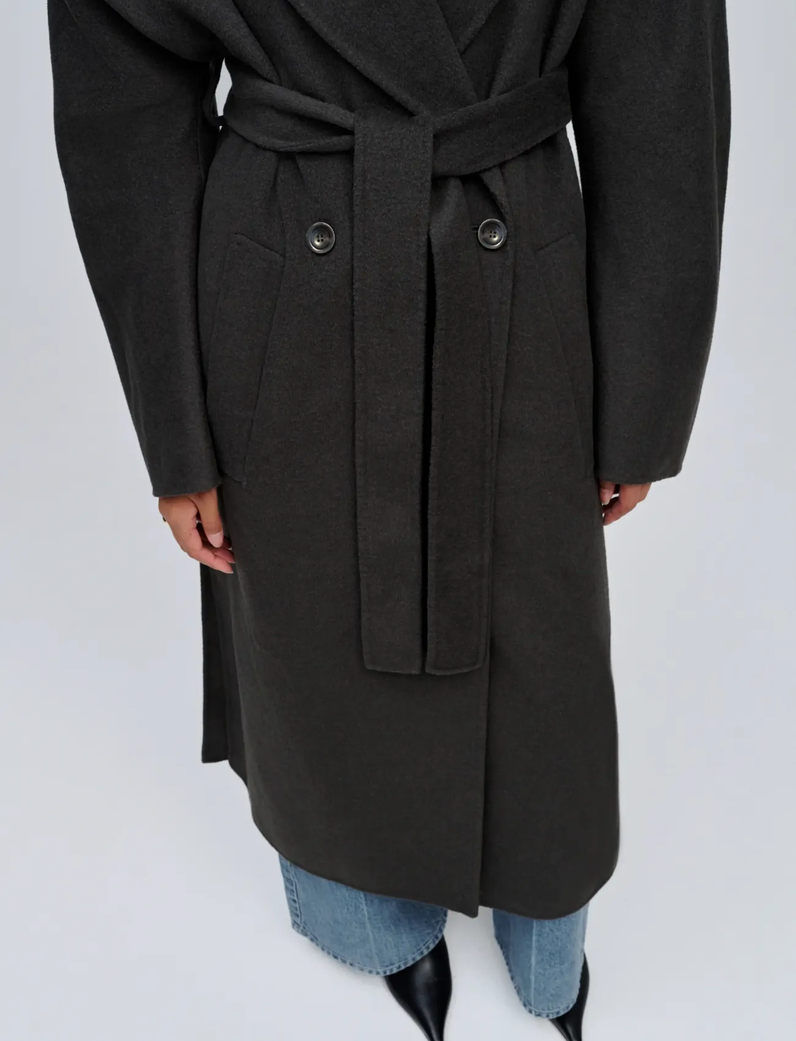 Ivy Oak - IOCybele Coat - winter jackets - seal grey - 4