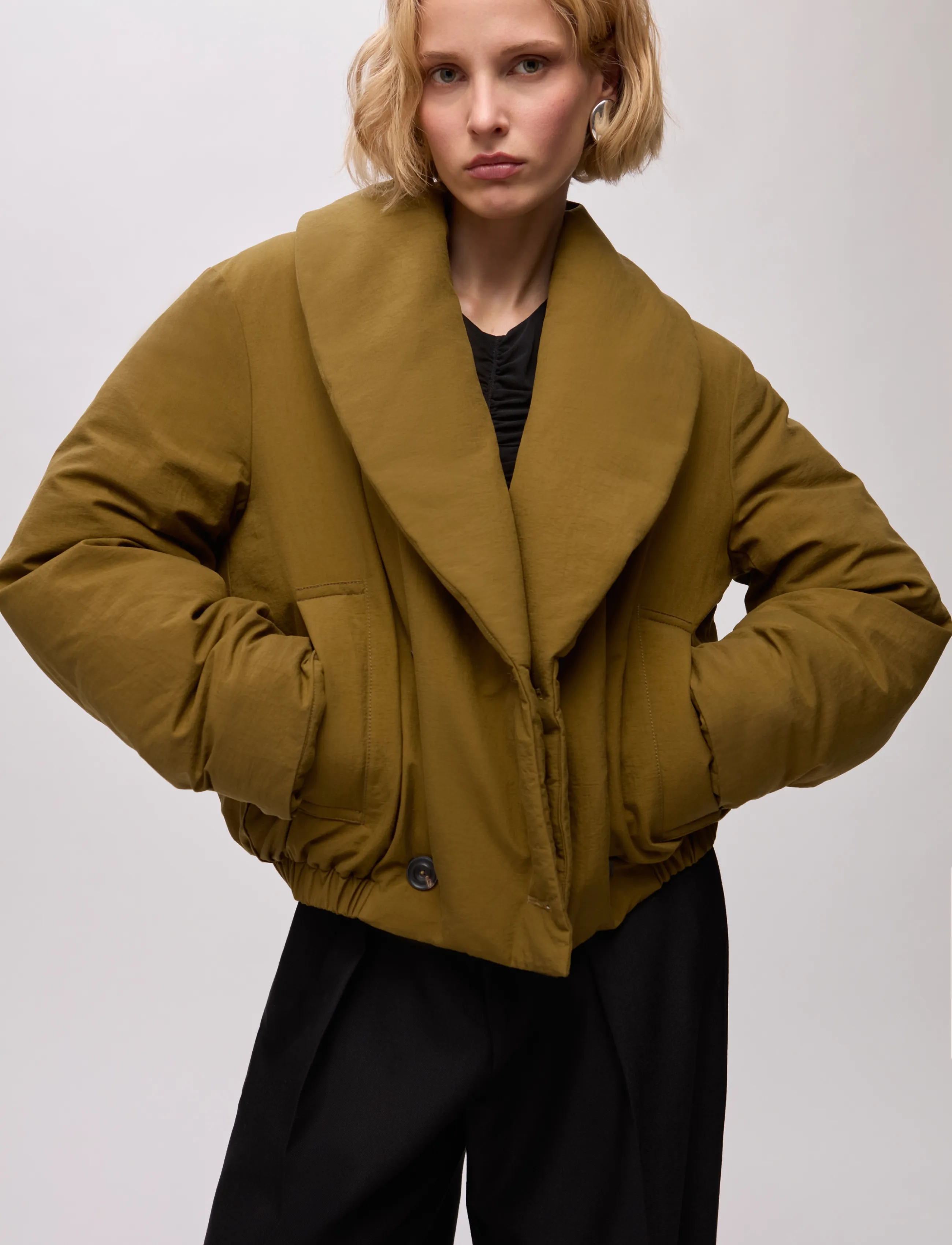 Ivy Oak - IOJewel Jacket - talvejoped - willow moss - 1