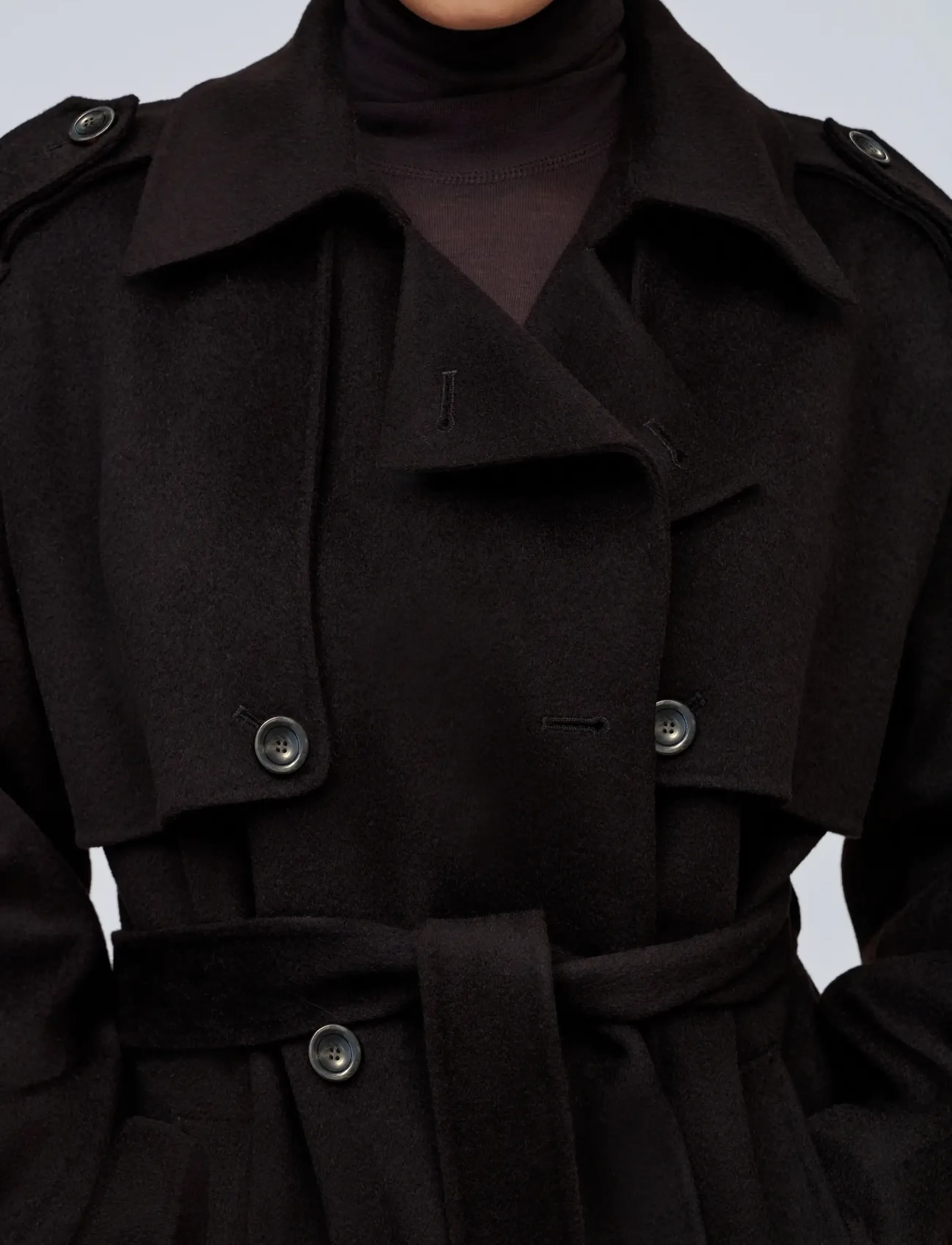 Ivy Oak - IOJuneMarie Coat - trench coats - dark brown - 4