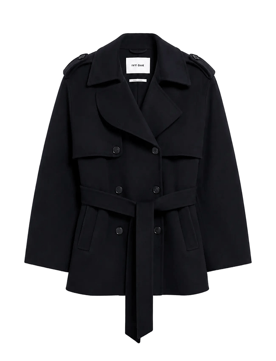 Ivy Oak - IOJuneMarie Coat - trenchcoats - dark navy - 0