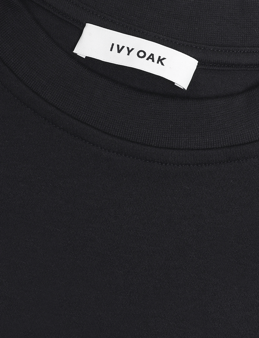 Ivy Oak - IOFeather Tshirt - t-shirts - black - 5
