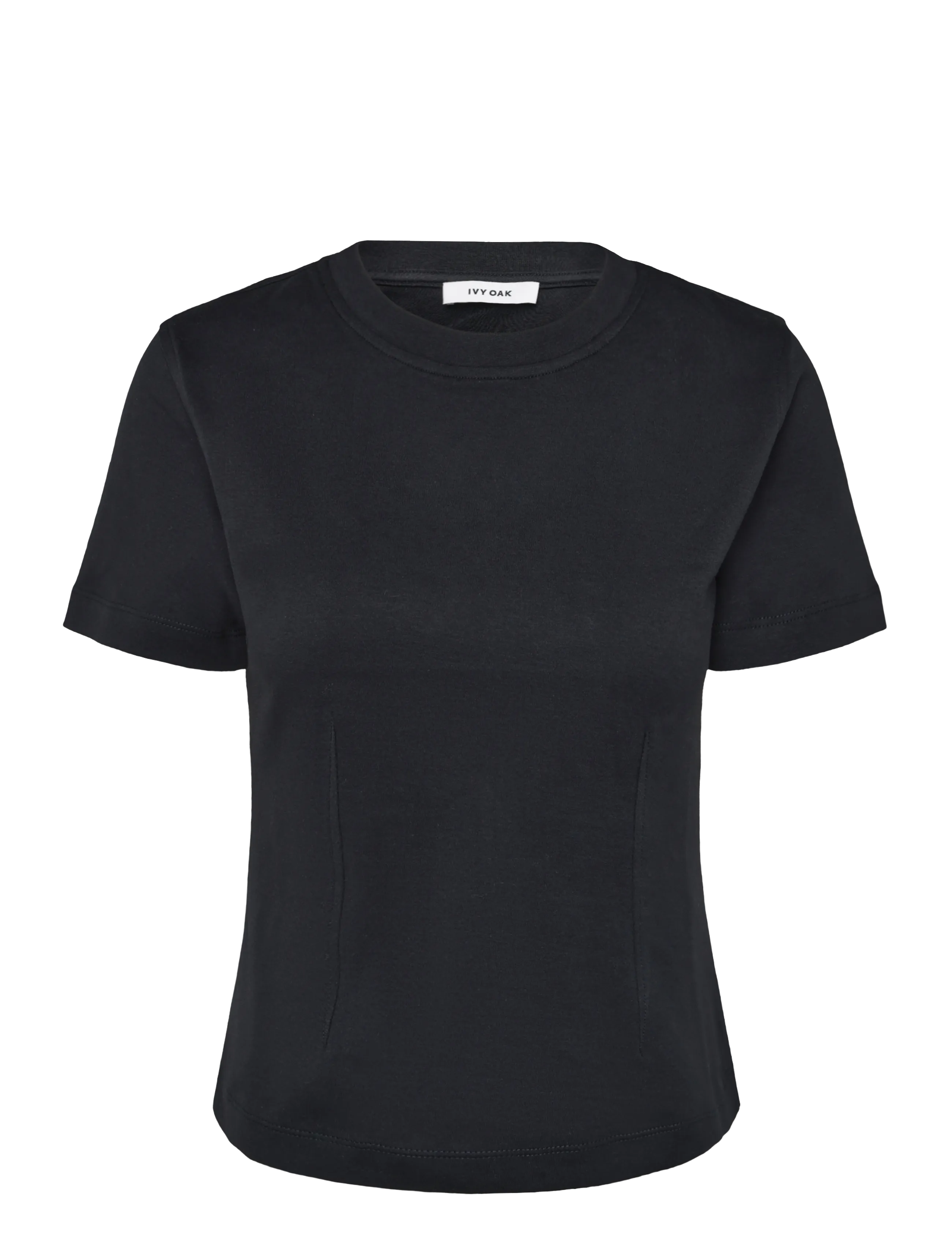 Ivy Oak IOFeather Tshirt - T-Shirts & Tops - BRIGHT WHITE / black