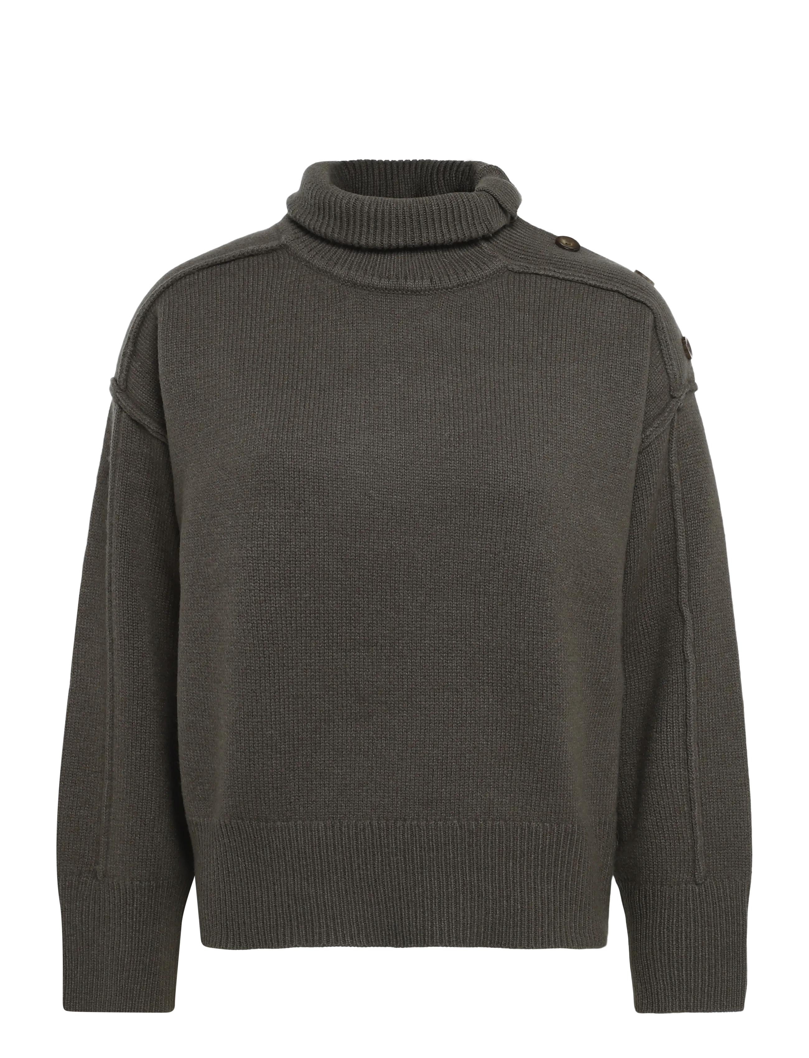 Ivy Oak IOFilomene Pullover - Stickade tröjor - ASK LODEN / khaki/green