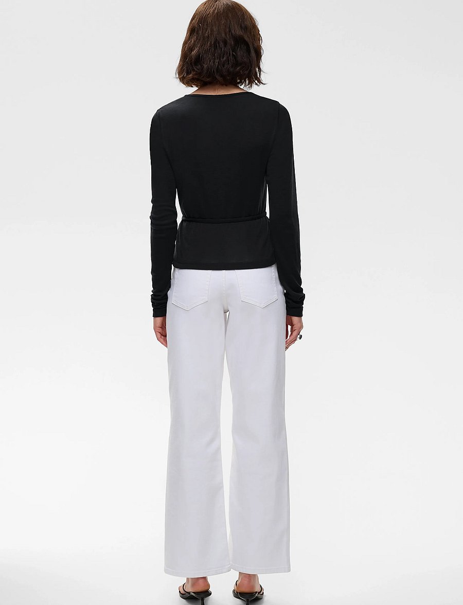 Ivy Oak - IOFine Top - langärmlige tops - black - 4