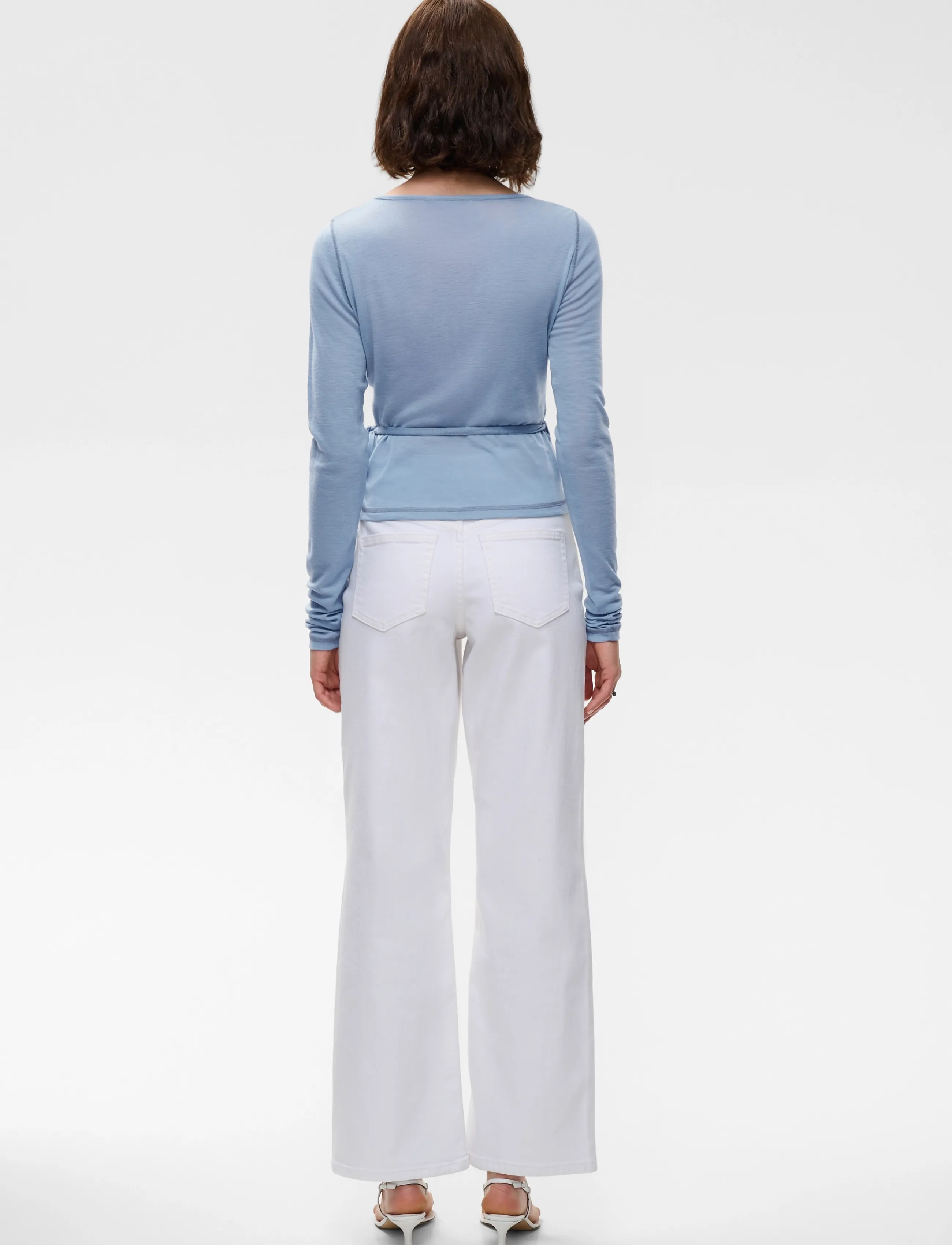 Ivy Oak - IOFine Top - langärmlige tops - dove blue - 3