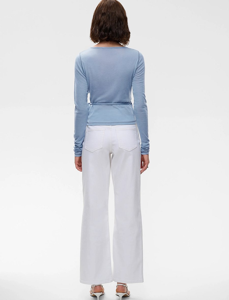 Ivy Oak - IOFine Top - langärmlige tops - dove blue - 3
