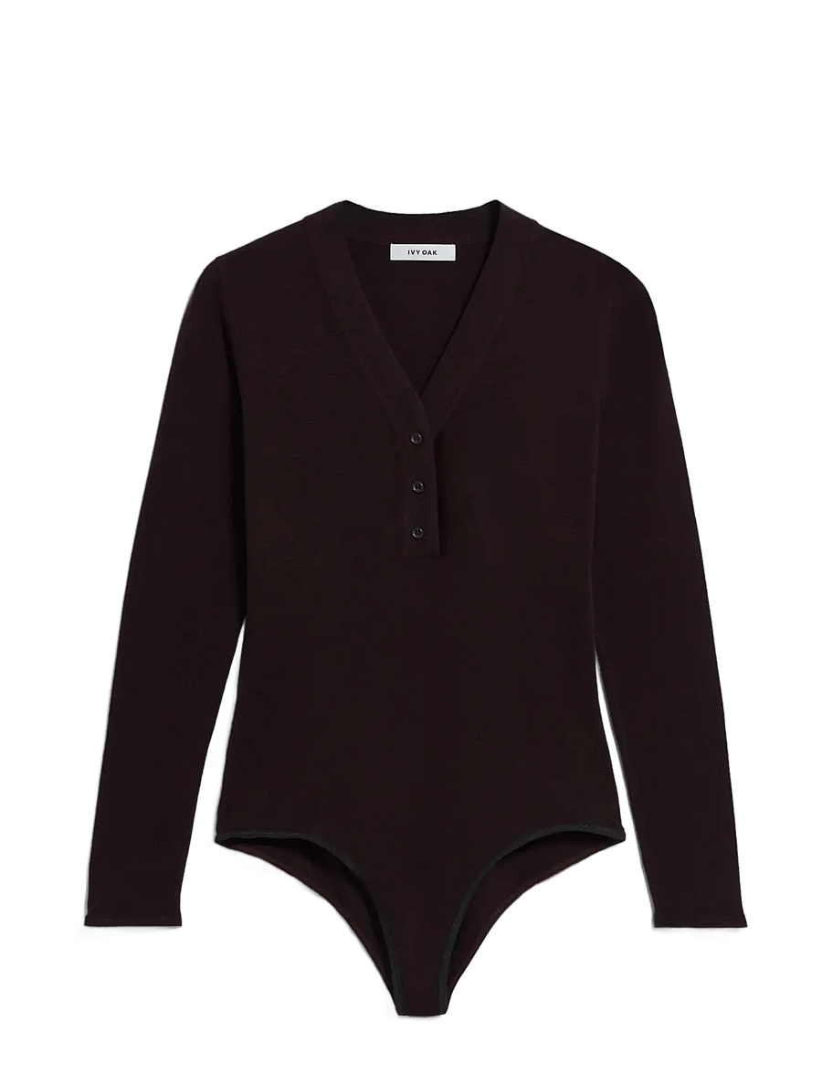 Ivy Oak - IOFinna Top - bodies - dark brown - 0