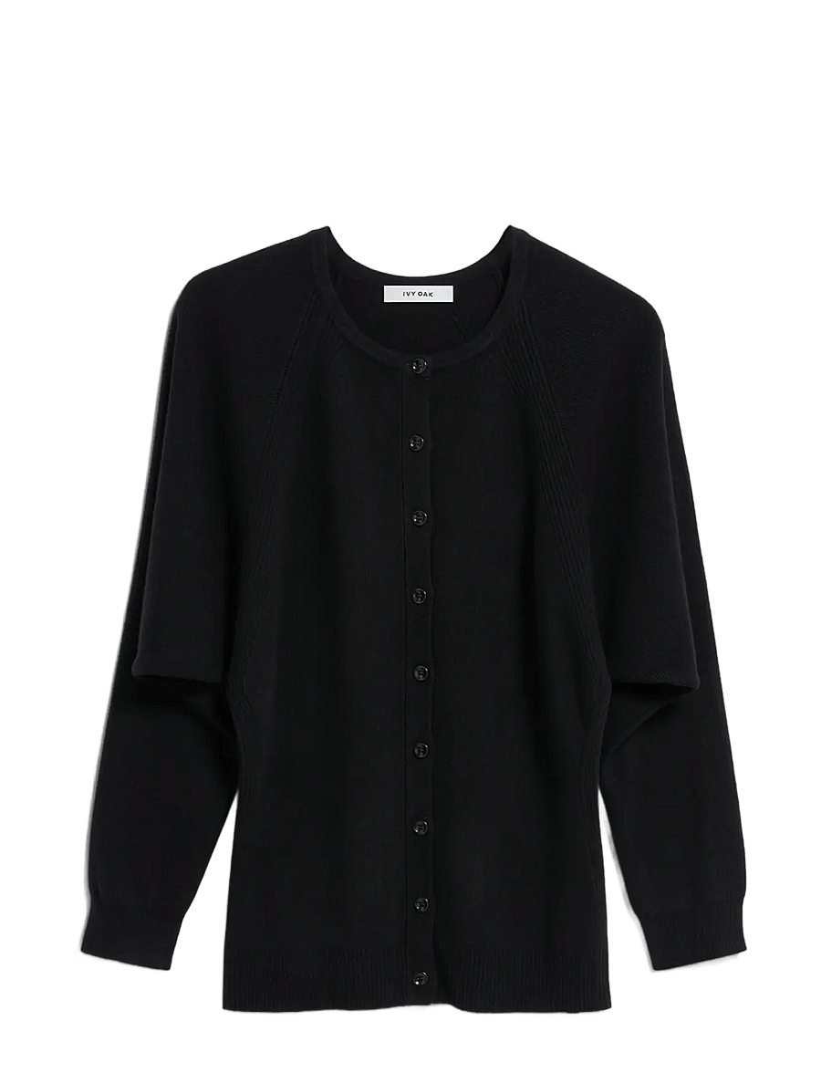 Ivy Oak - IOFjola Blouse - strickjacken - black - 0