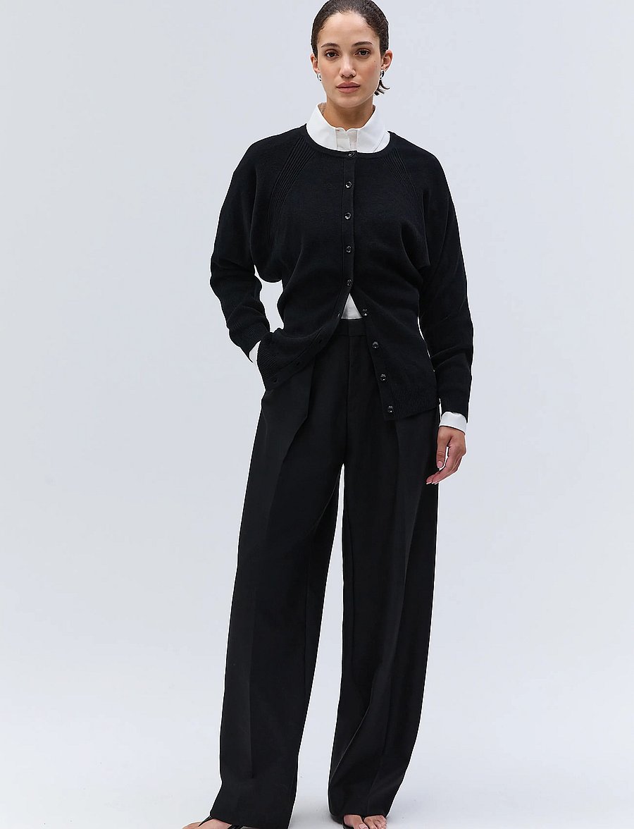 Ivy Oak - IOFjola Blouse - strickjacken - black - 2