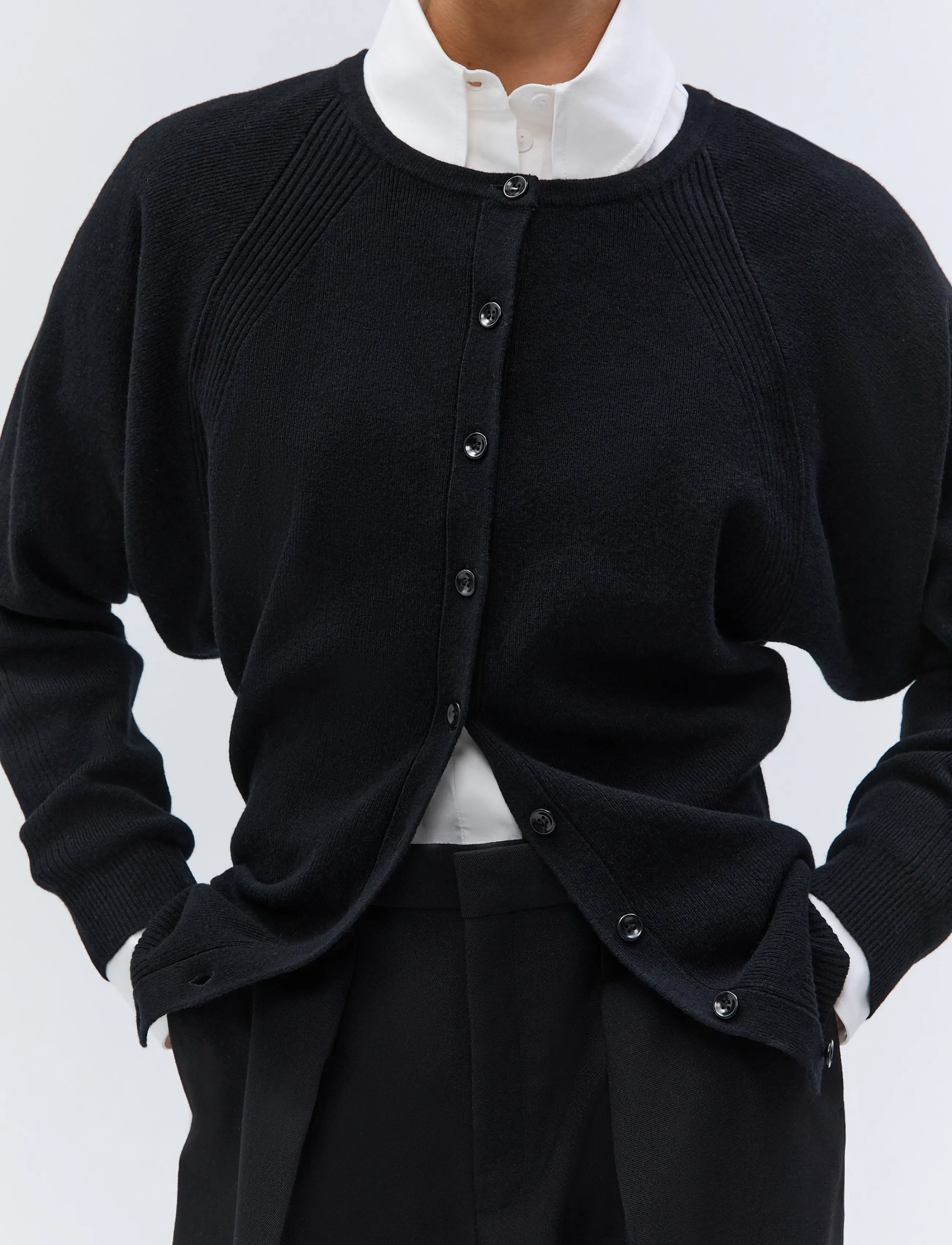 Ivy Oak - IOFjola Blouse - strickjacken - black - 4