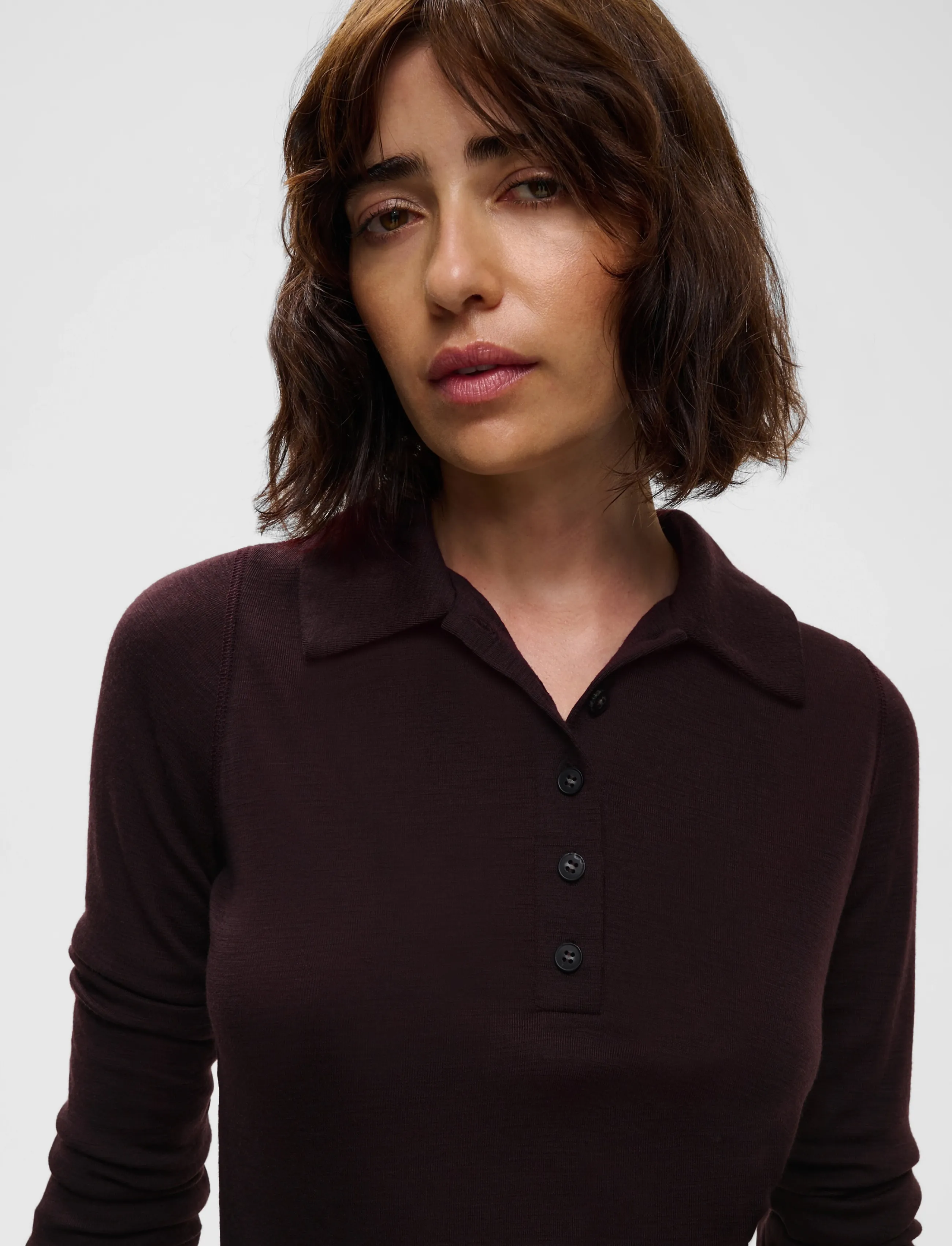 Ivy Oak - IOFrancesca Blouse - poloshirts - dark brown - 3