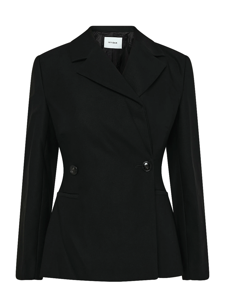 Ivy Oak - IOJolene Blazer - zweireihige blazer - black - 0