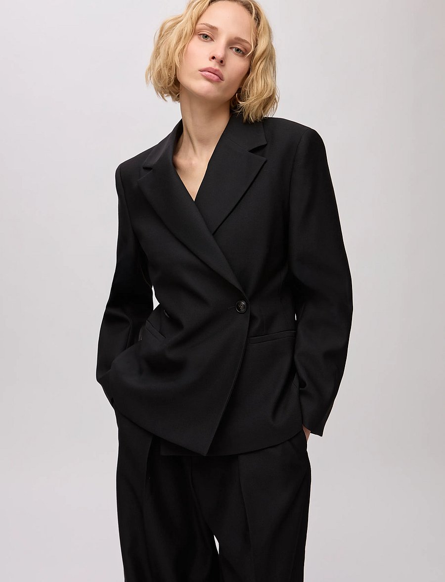 Ivy Oak - IOJolene Blazer - zweireihige blazer - black - 1