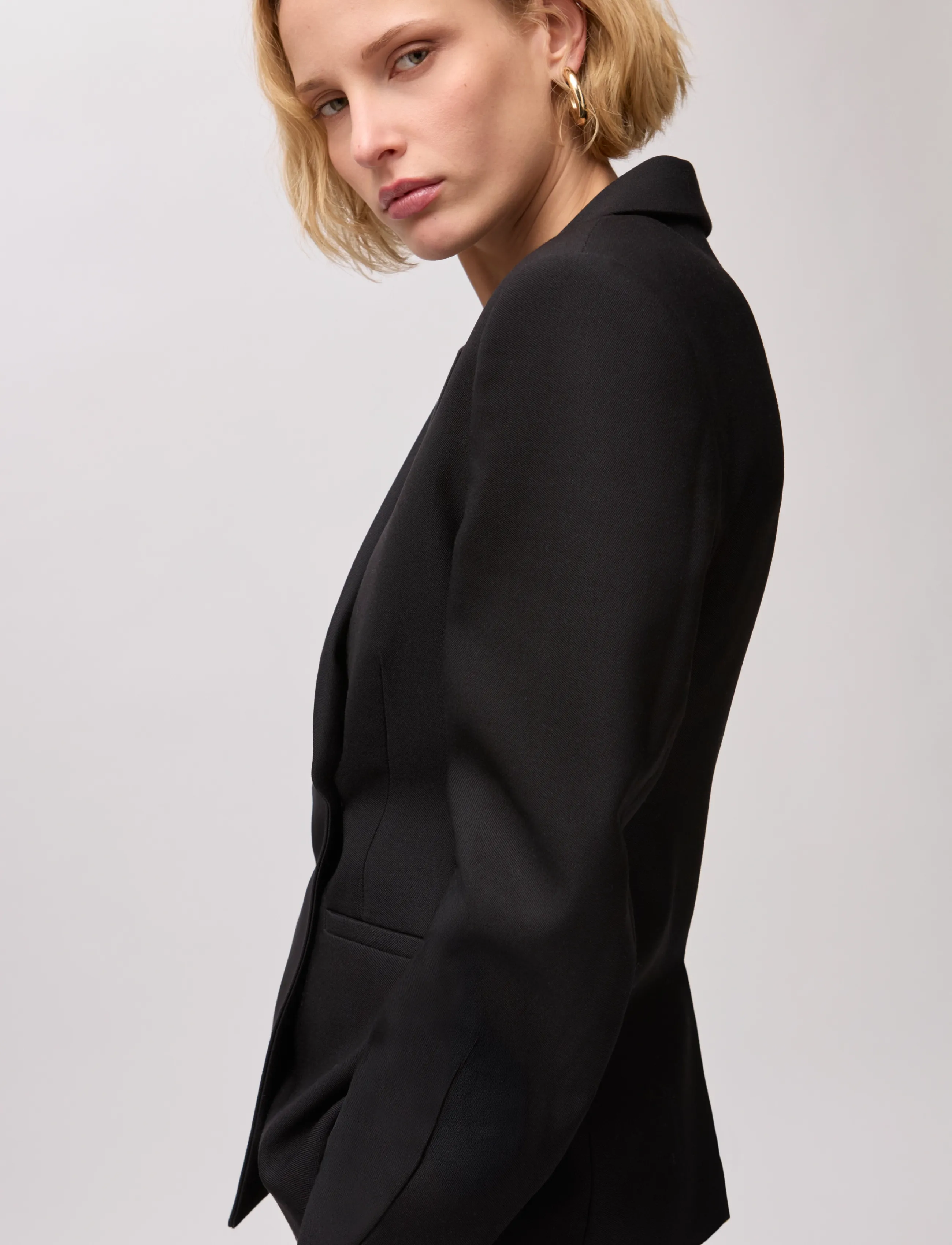Ivy Oak - IOJolene Blazer - zweireihige blazer - black - 4
