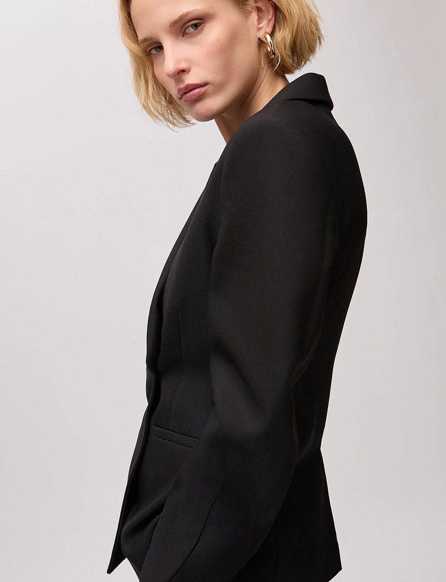 Ivy Oak - IOJolene Blazer - zweireihige blazer - black - 4