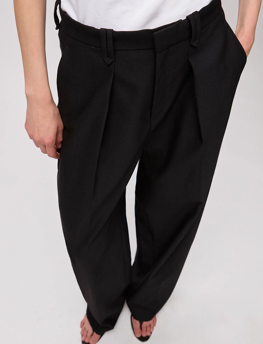 Ivy Oak - IOPinta Pants - barrelbyxor - black - 1