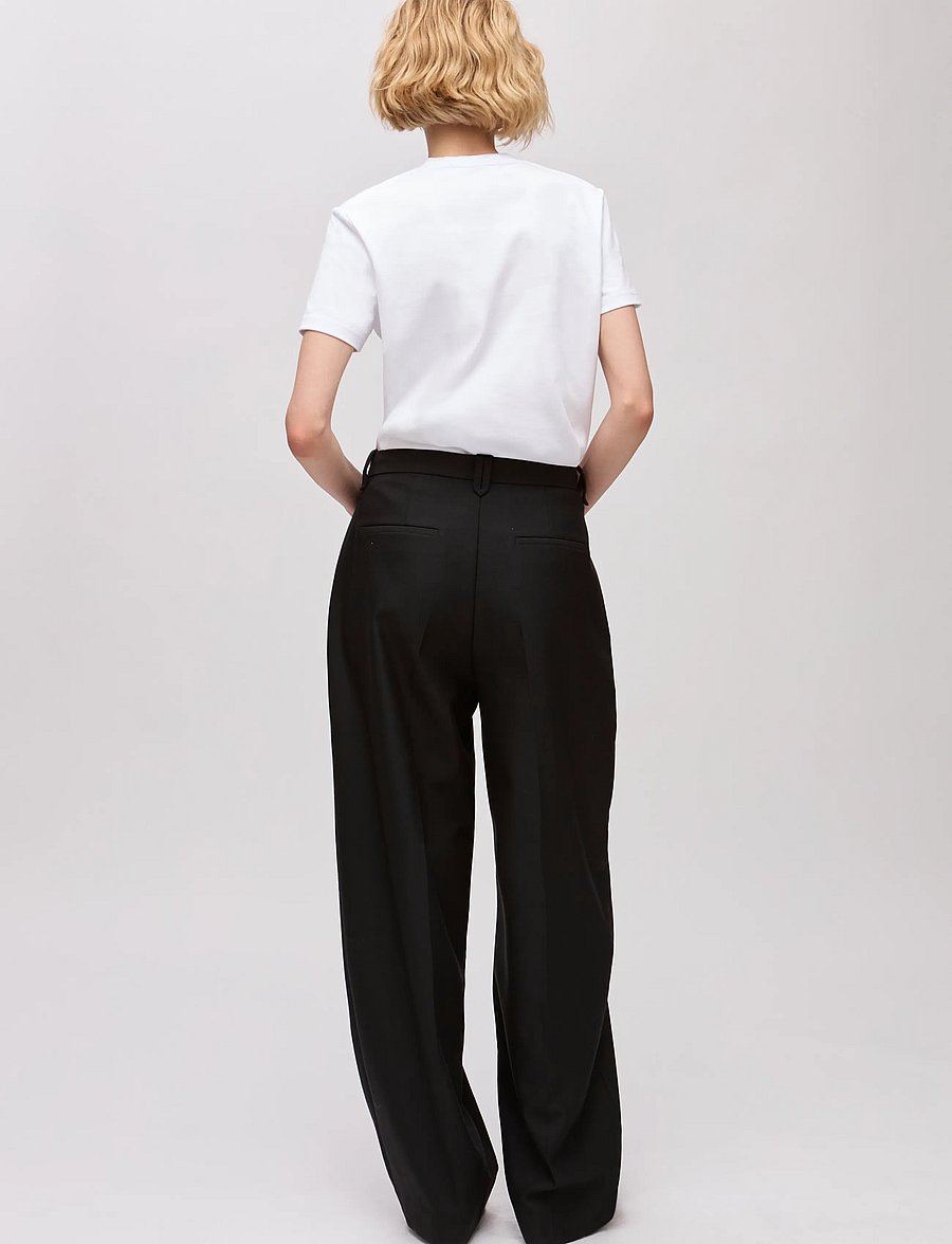 Ivy Oak - IOPinta Pants - barrelbyxor - black - 3