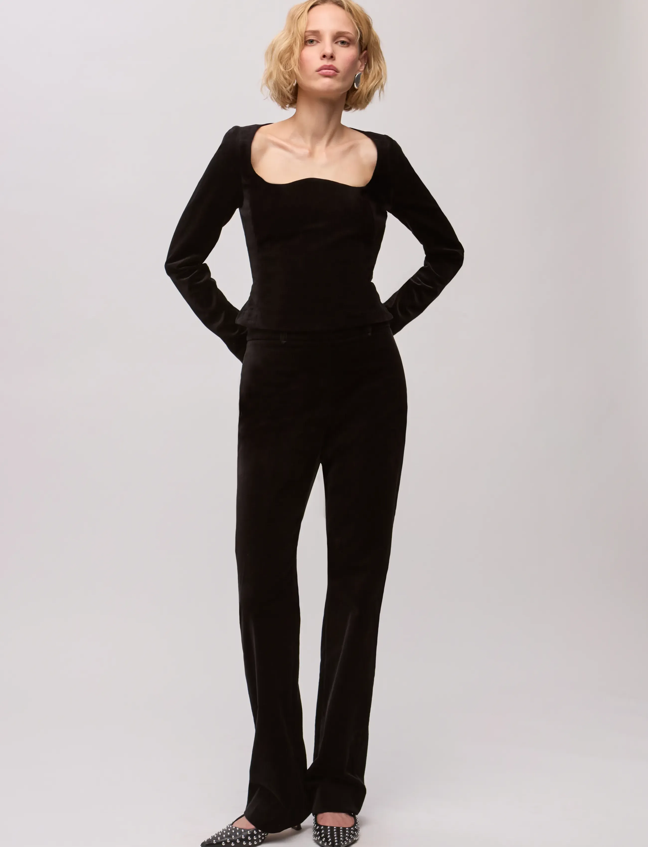 Ivy Oak IOPrune Pants - Püksid - BLACK / black