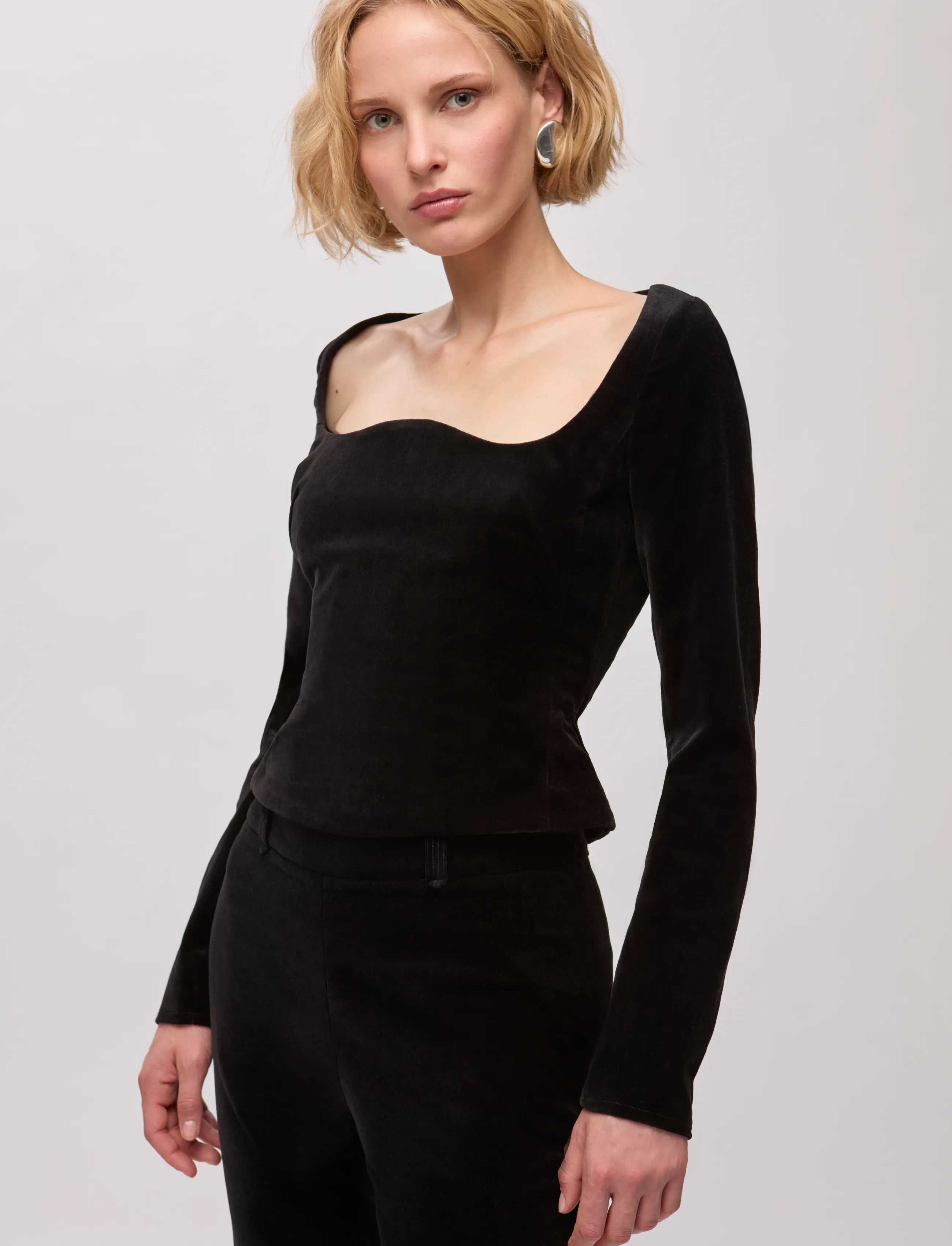 Ivy Oak - IOTalitha Top - pikkade varrukatega pluusid - black - 1