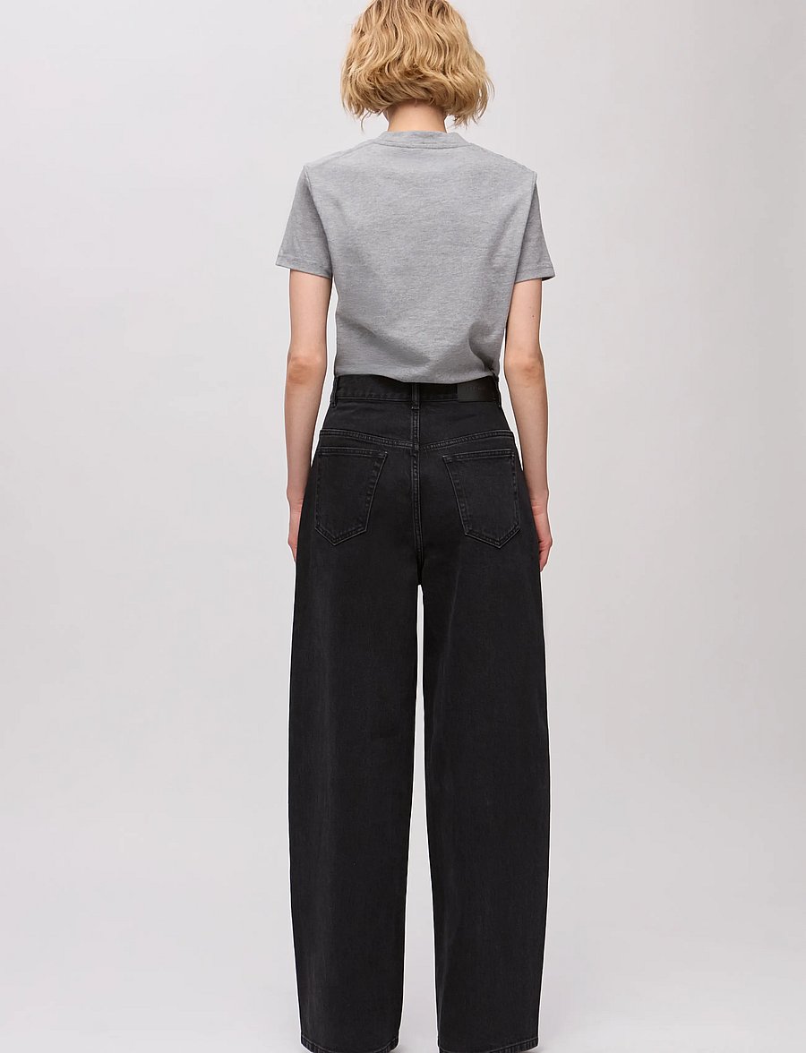 Ivy Oak - IOPanna Jeans - laia säärega teksad - black - 4