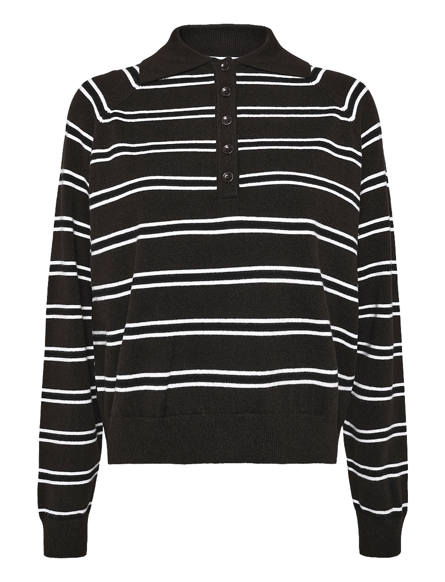 Ivy Oak - IOFarleigh Pullover - cocoa stripe - 0