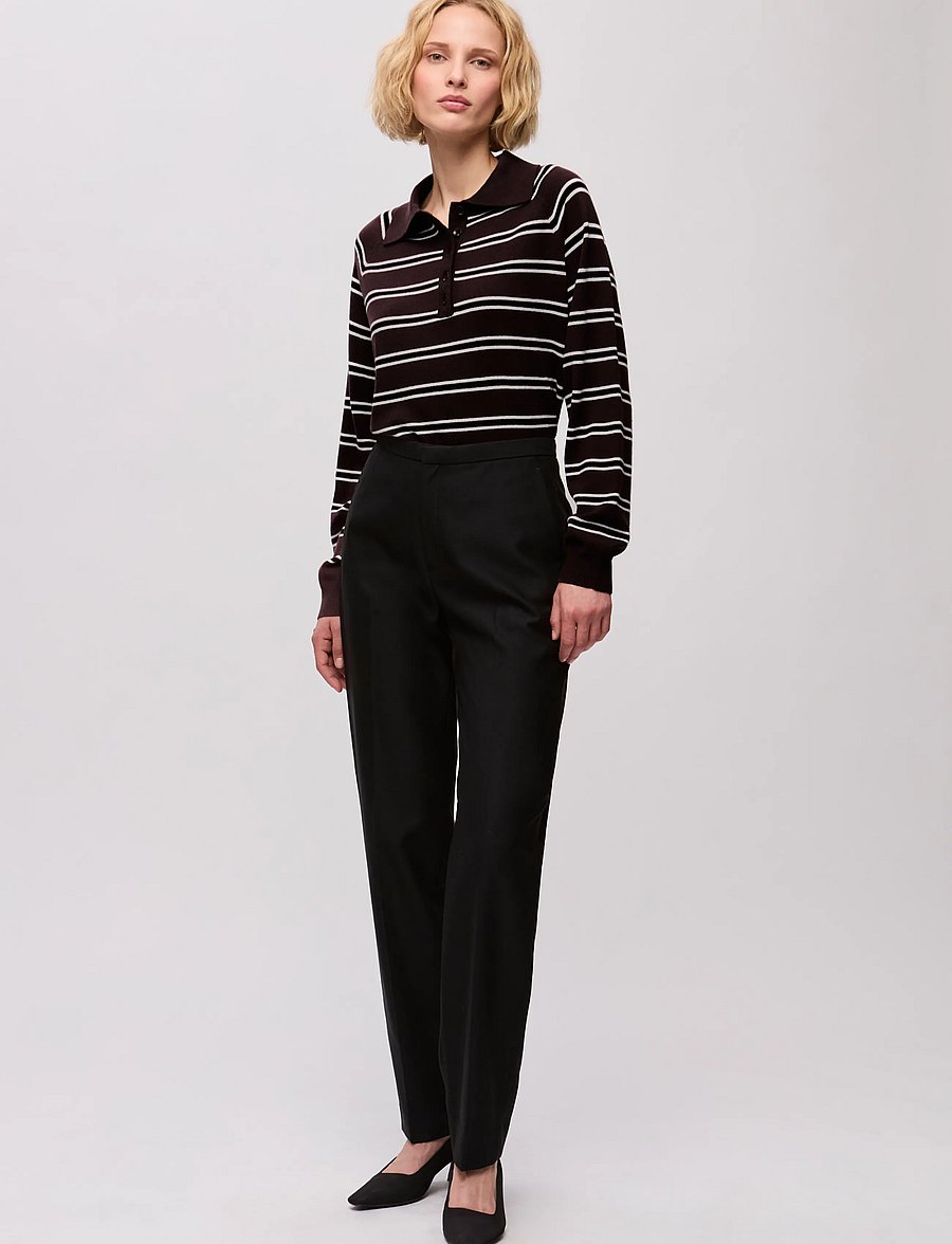 Ivy Oak - IOFarleigh Pullover - stickade tröjor - cocoa stripe - 2
