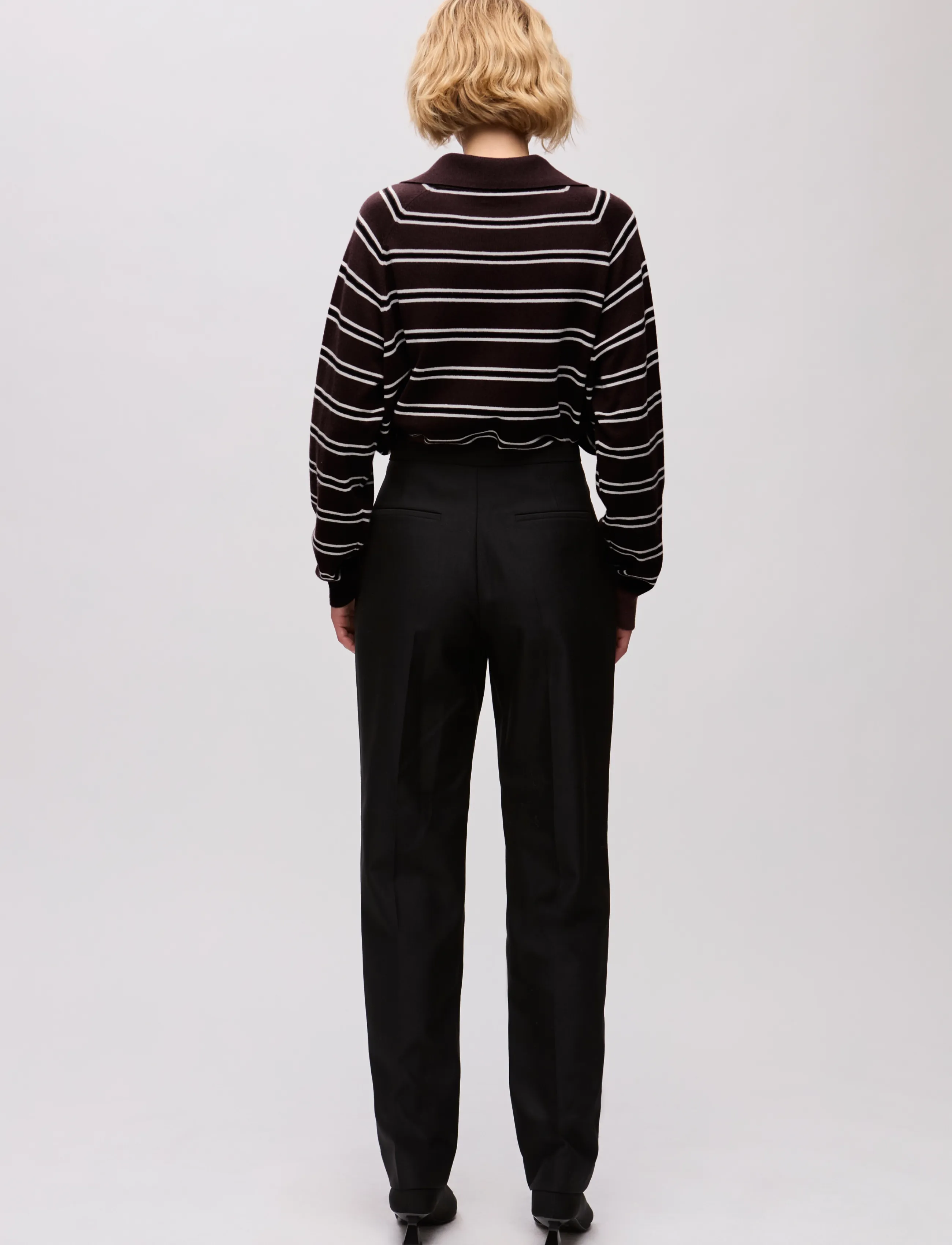 Ivy Oak - IOFarleigh Pullover - stickade tröjor - cocoa stripe - 3