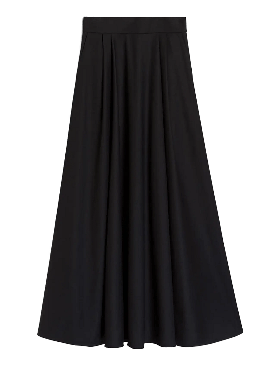 Ivy Oak - IOSusanna Skirt - maxi skirts - black - 1