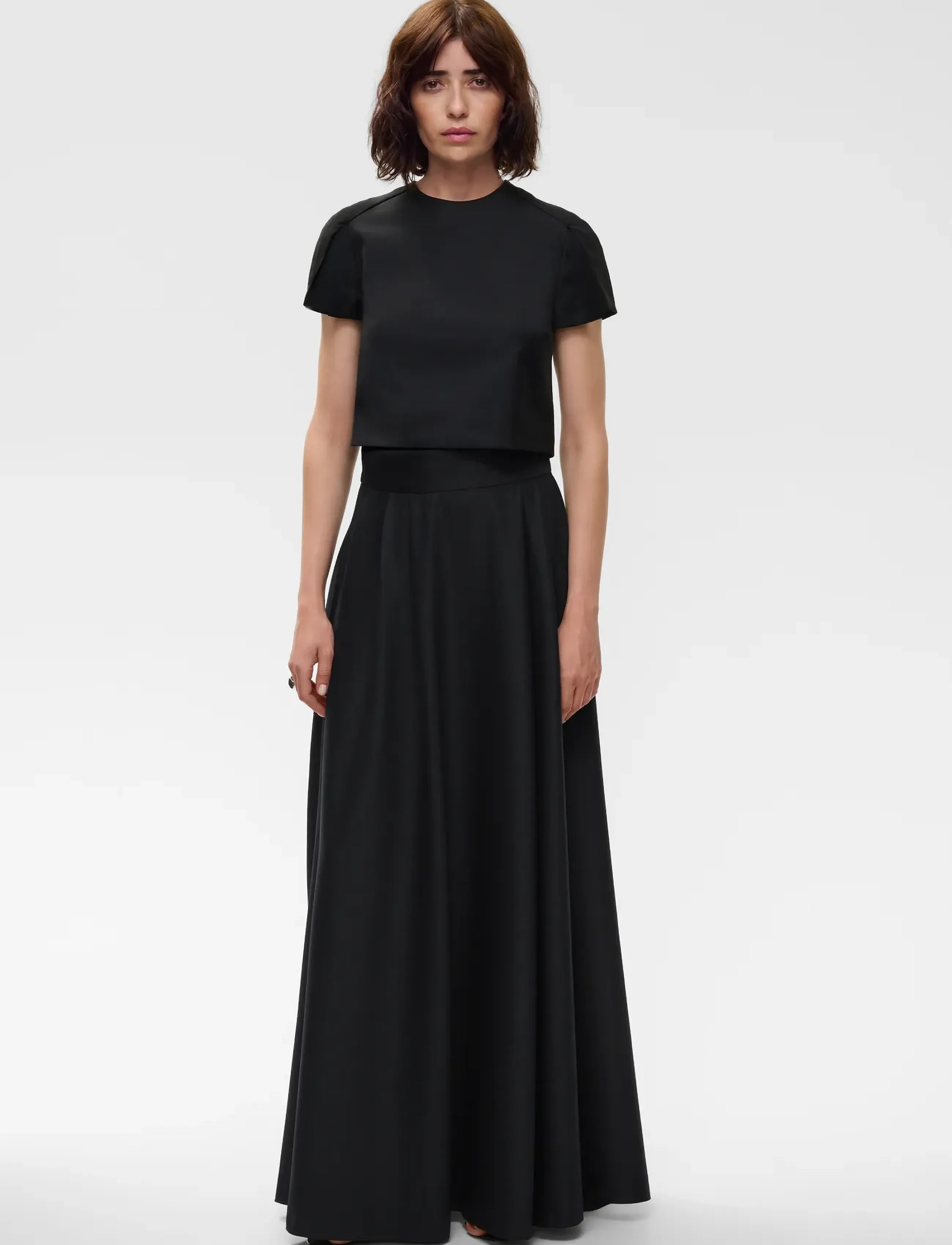 Ivy Oak - IOSusanna Skirt - maxi nederdele - black - 0