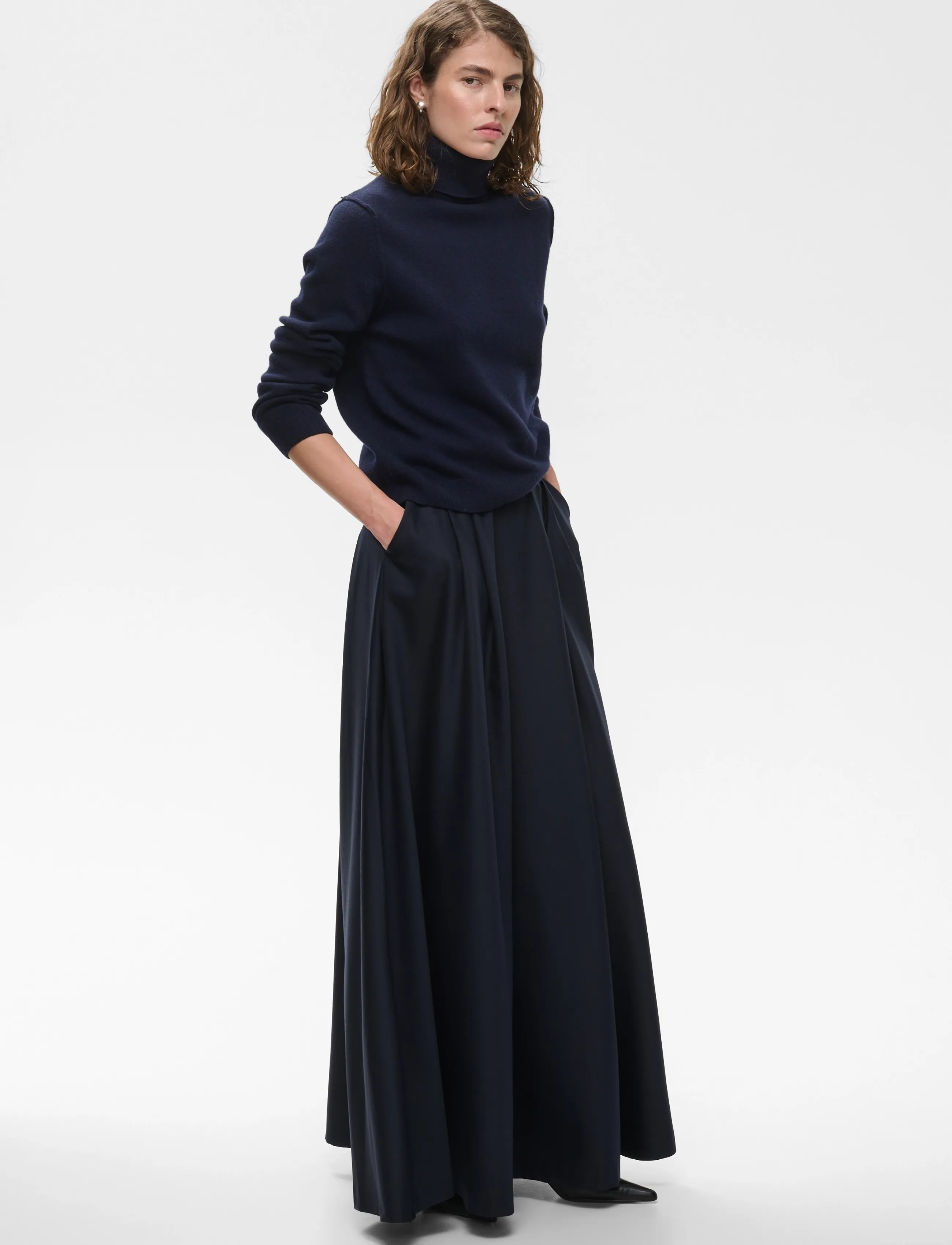 Ivy Oak - IOSusanna Skirt - maxi skirts - black - 4